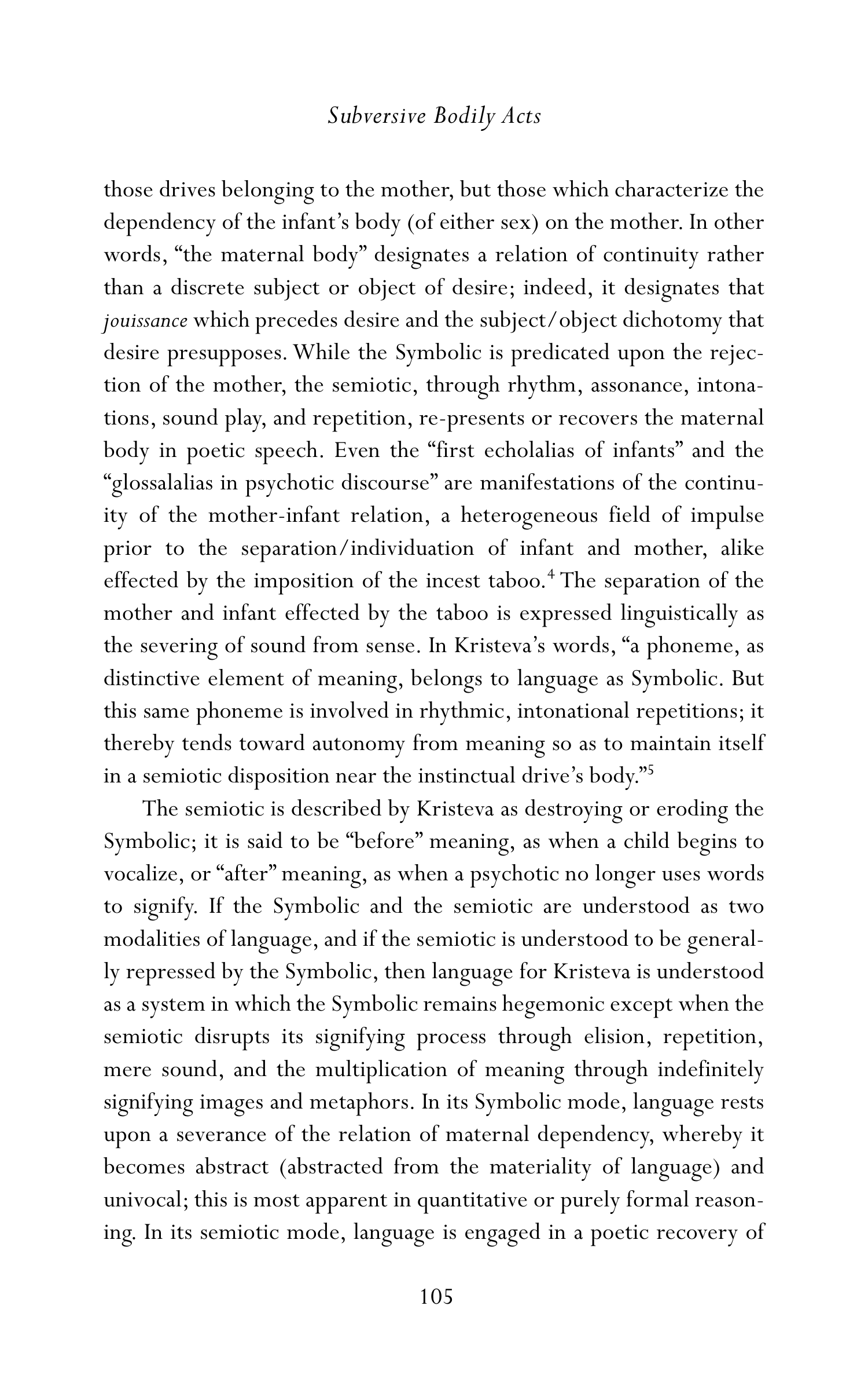 Judith Butler Gender Trouble Biography — page 140