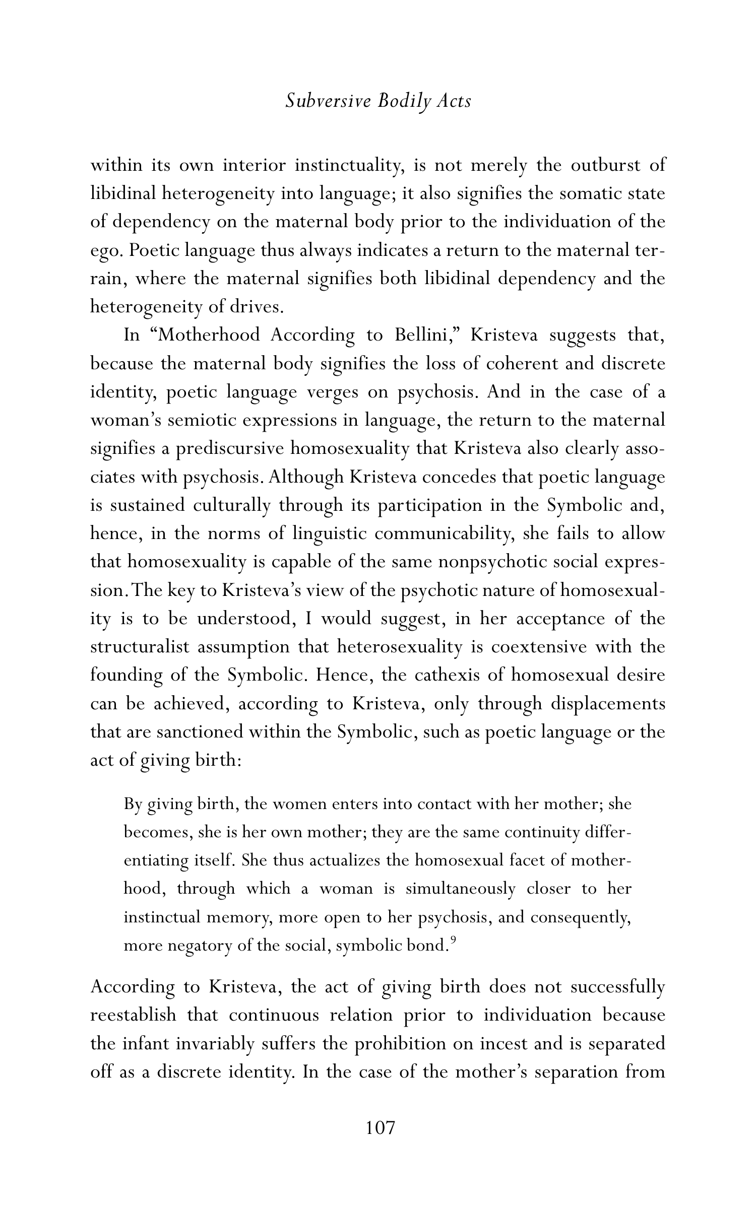 Judith Butler Gender Trouble Biography — page 142