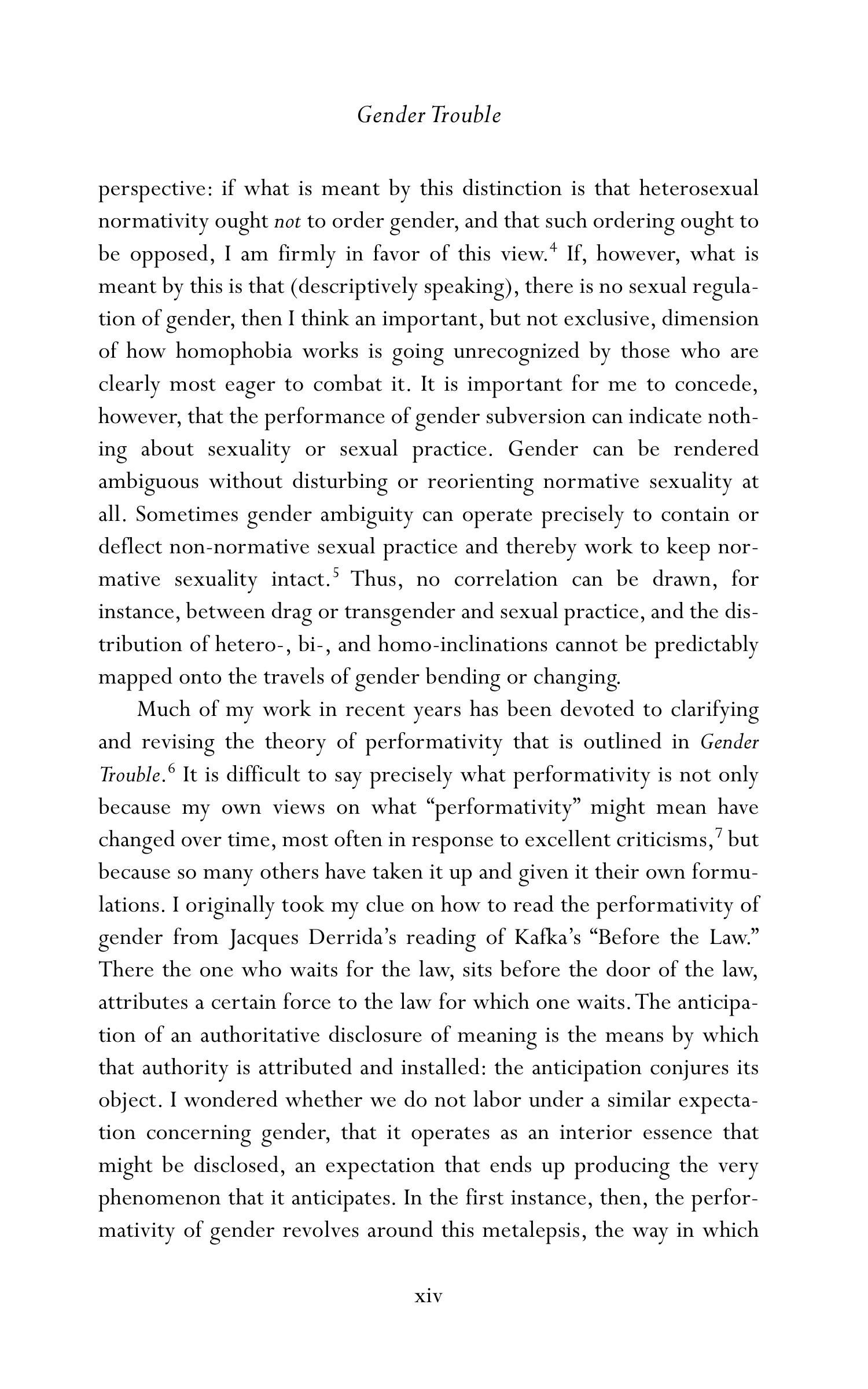 Judith Butler Gender Trouble Biography — page 15