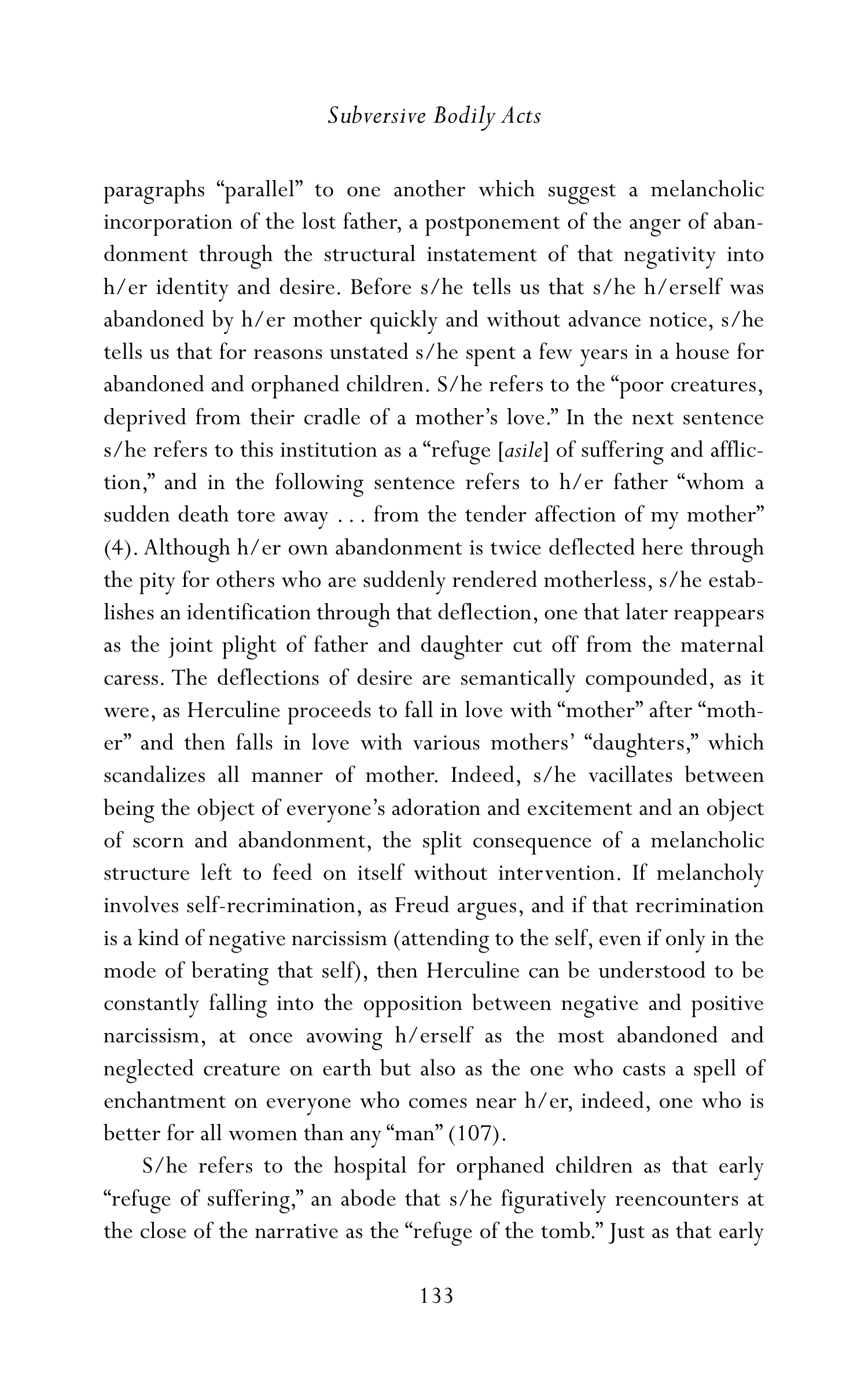 Judith Butler Gender Trouble Biography — page 168