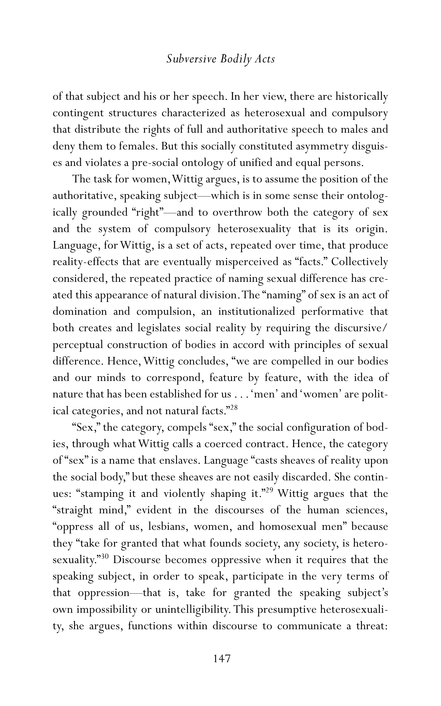 Judith Butler Gender Trouble Biography — page 182