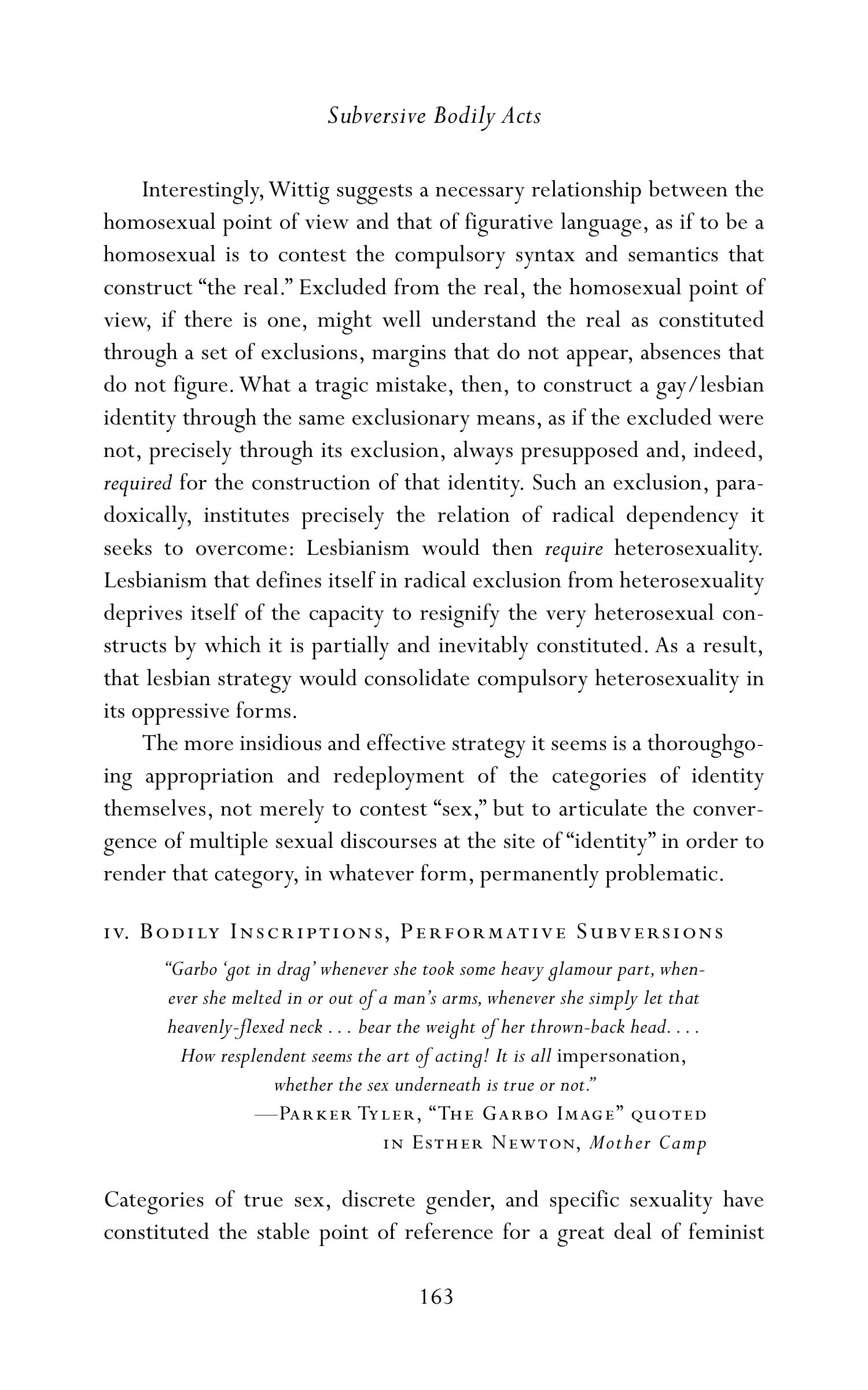 Judith Butler Gender Trouble Biography — page 198