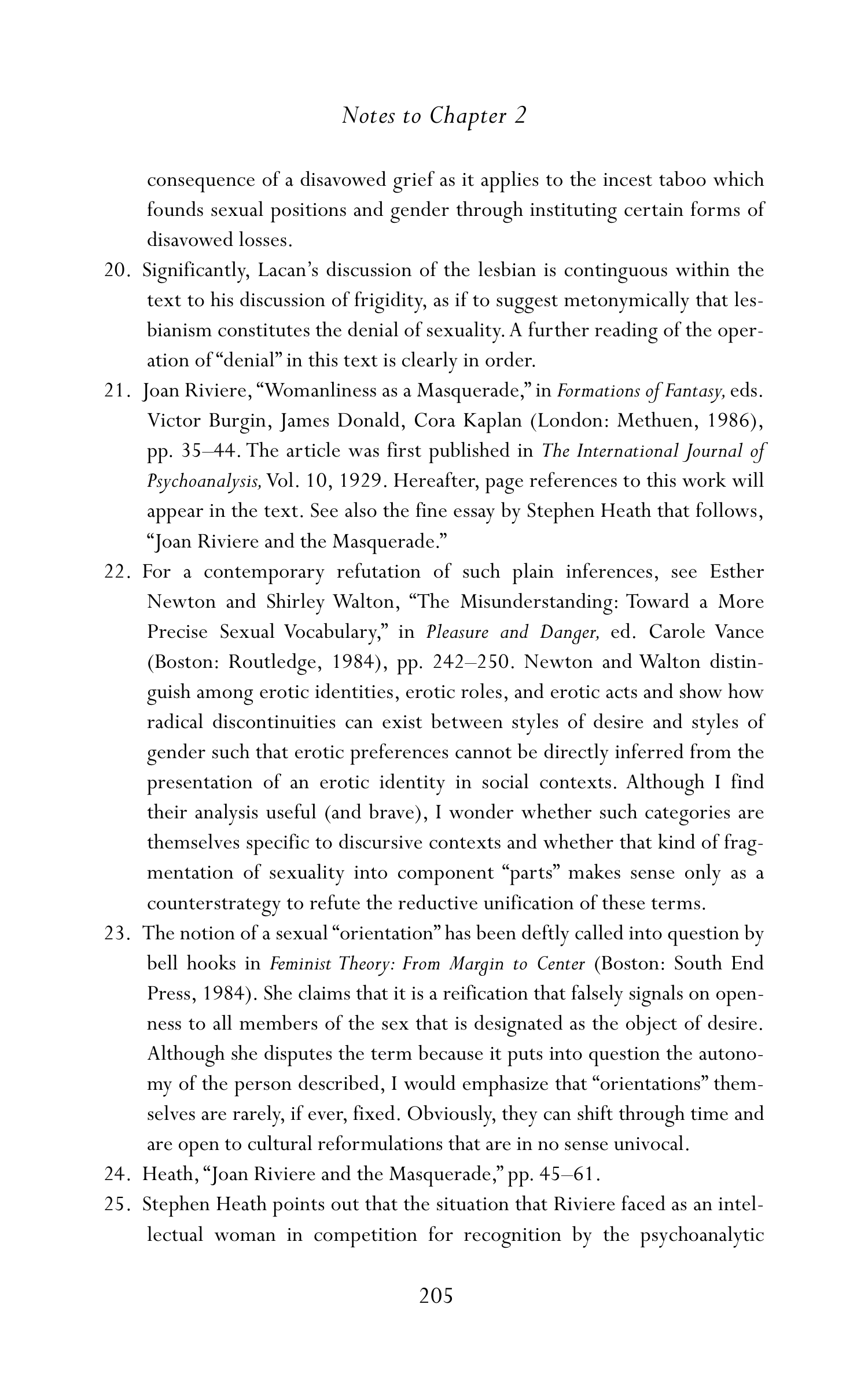 Judith Butler Gender Trouble Biography — page 240