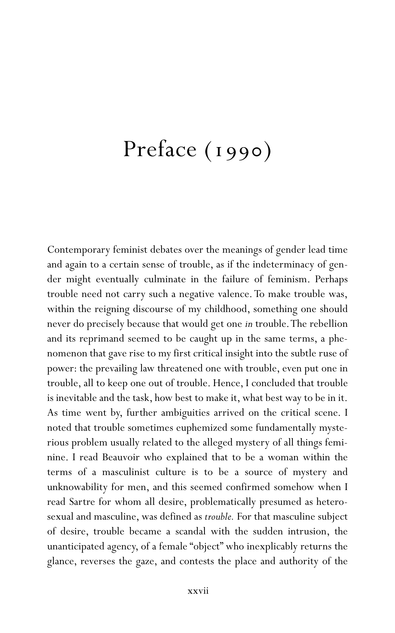 Judith Butler Gender Trouble Biography — page 28