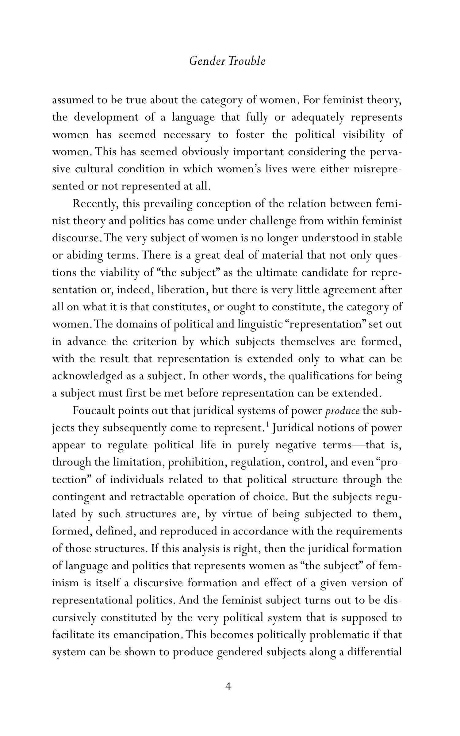 Judith Butler Gender Trouble Biography — page 39