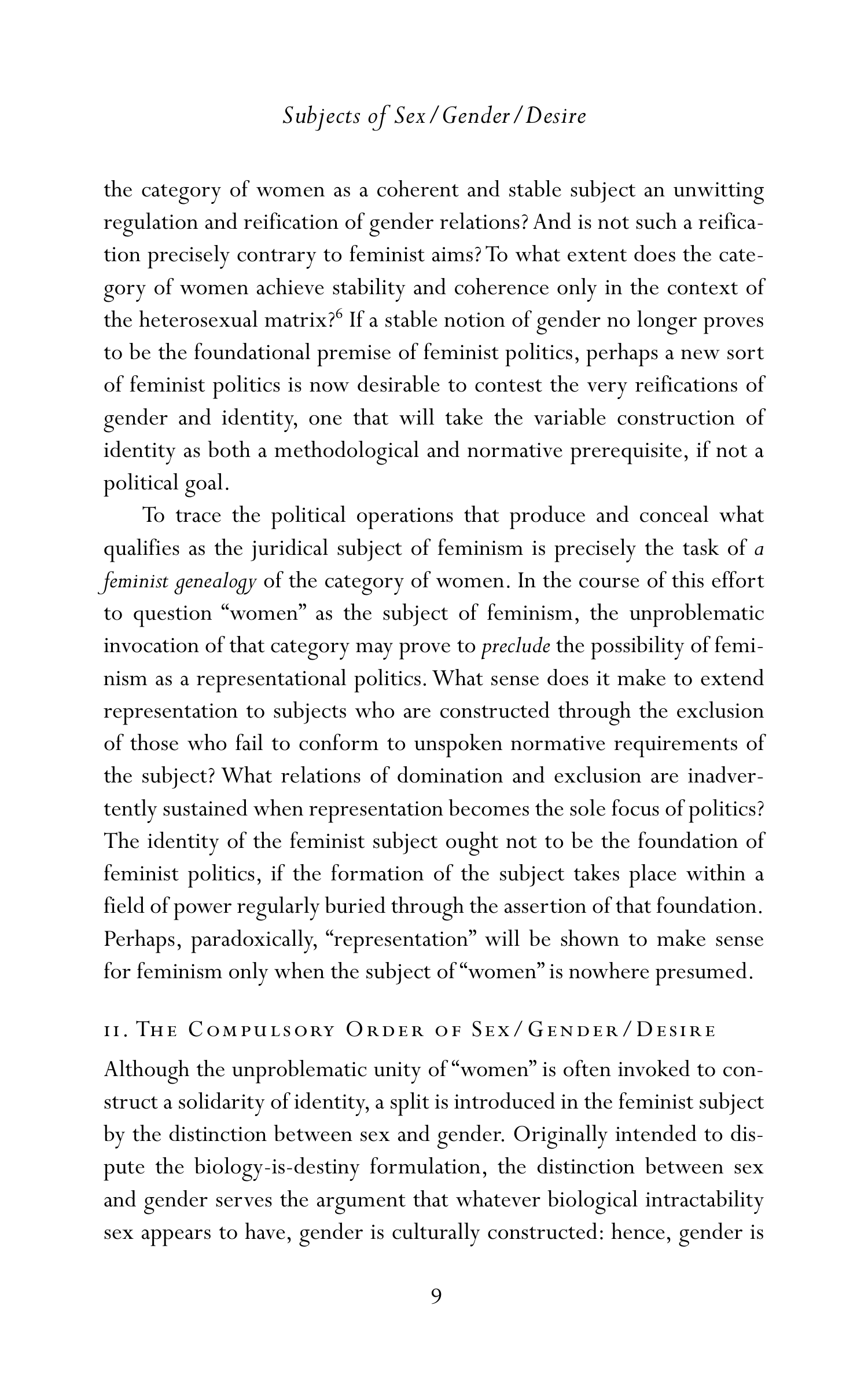 Judith Butler Gender Trouble Biography — page 44