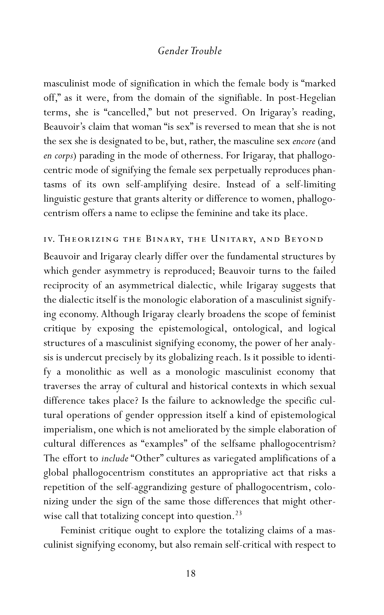 Judith Butler Gender Trouble Biography — page 53