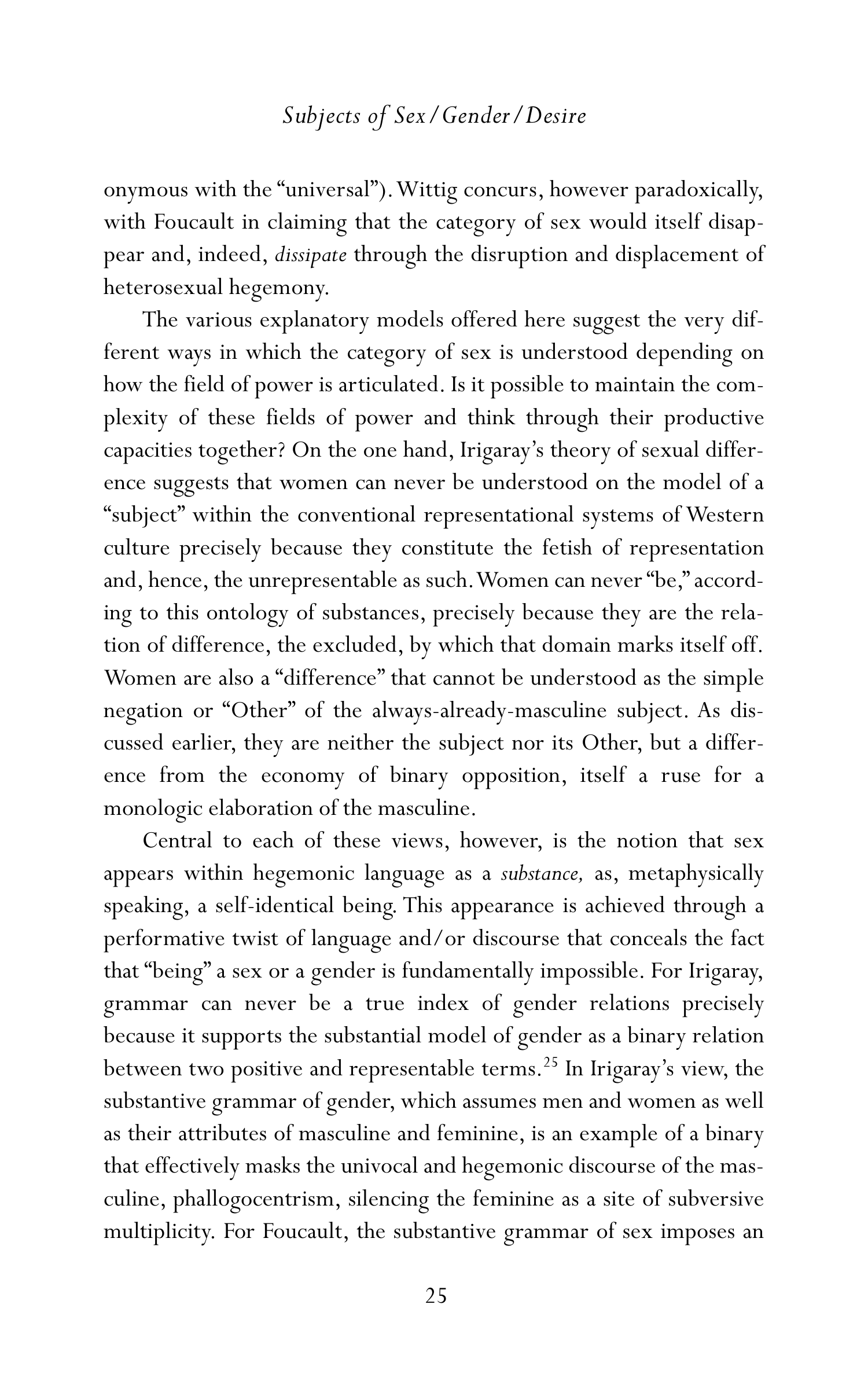 Judith Butler Gender Trouble Biography — page 60