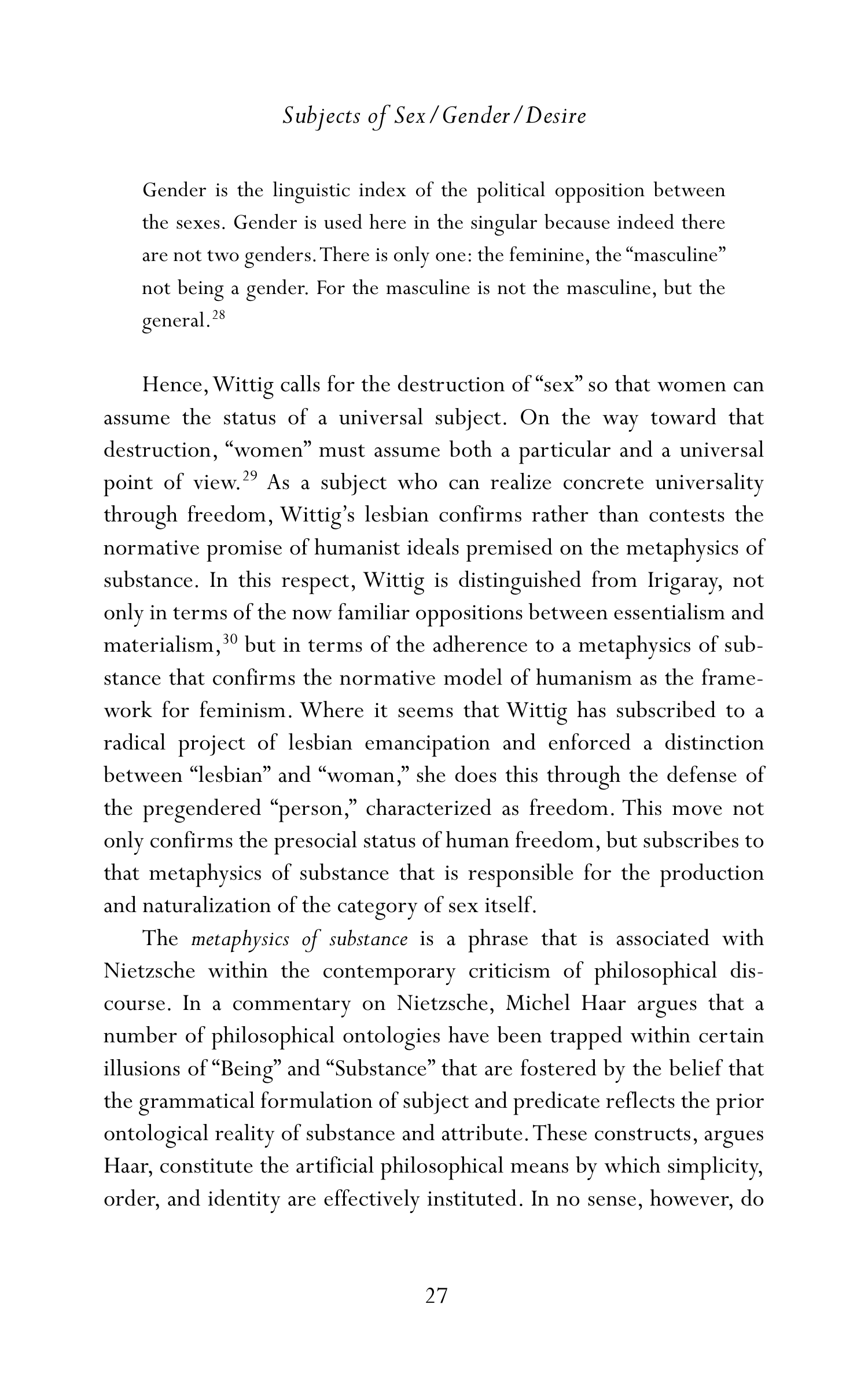 Judith Butler Gender Trouble Biography — page 62