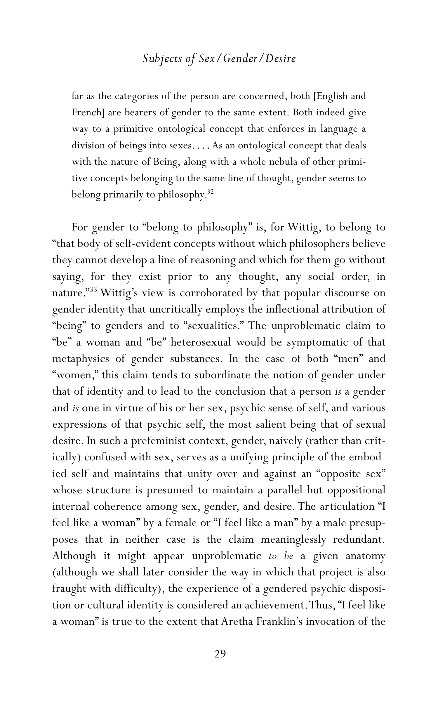 Judith Butler Gender Trouble Biography — page 64