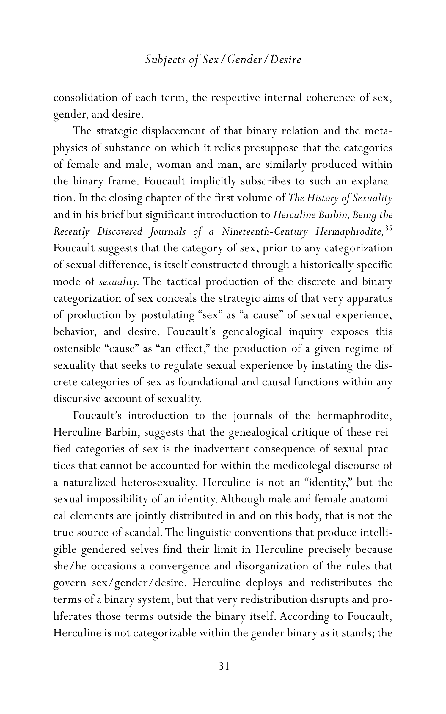Judith Butler Gender Trouble Biography — page 66