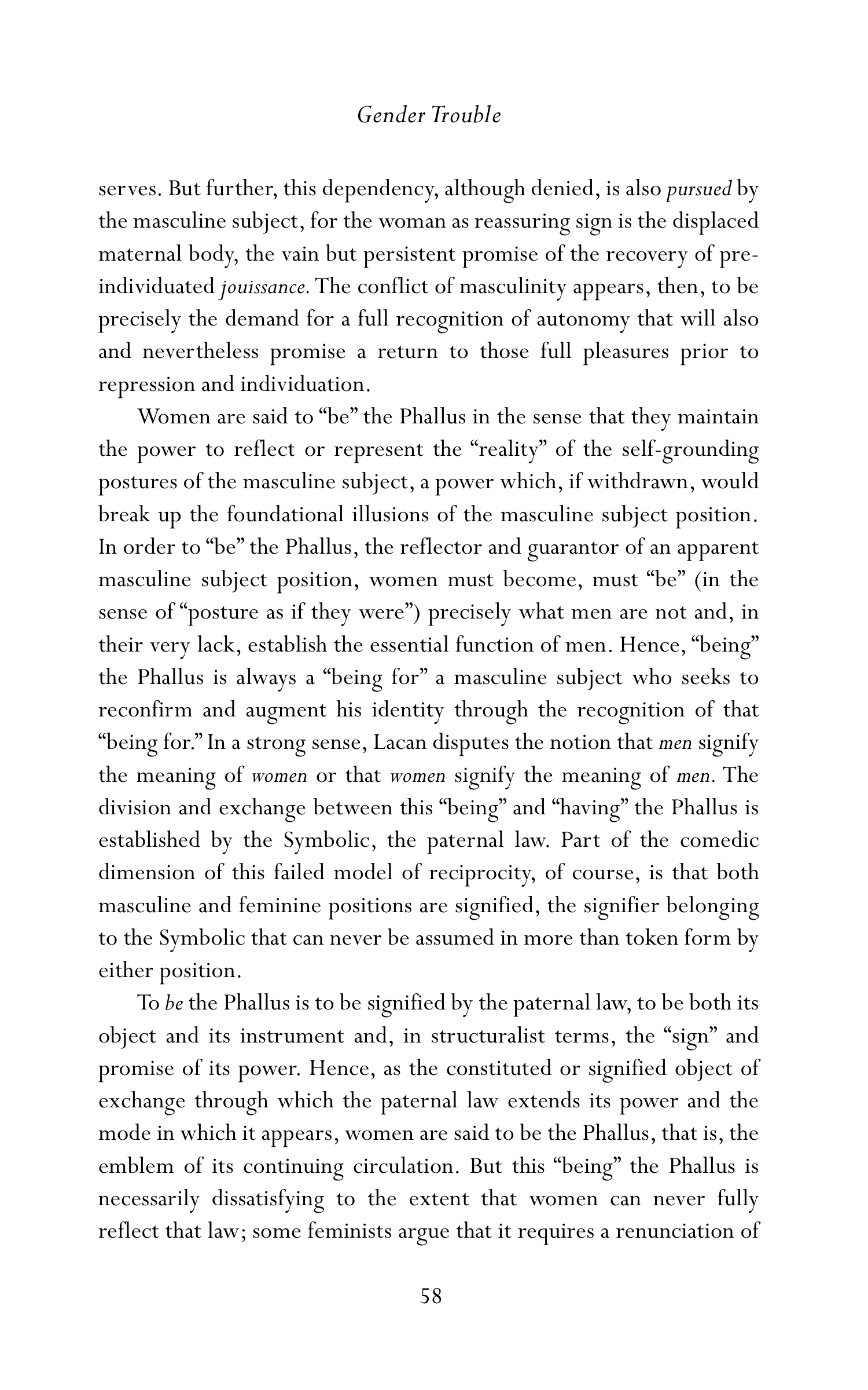 Judith Butler Gender Trouble Biography — page 93