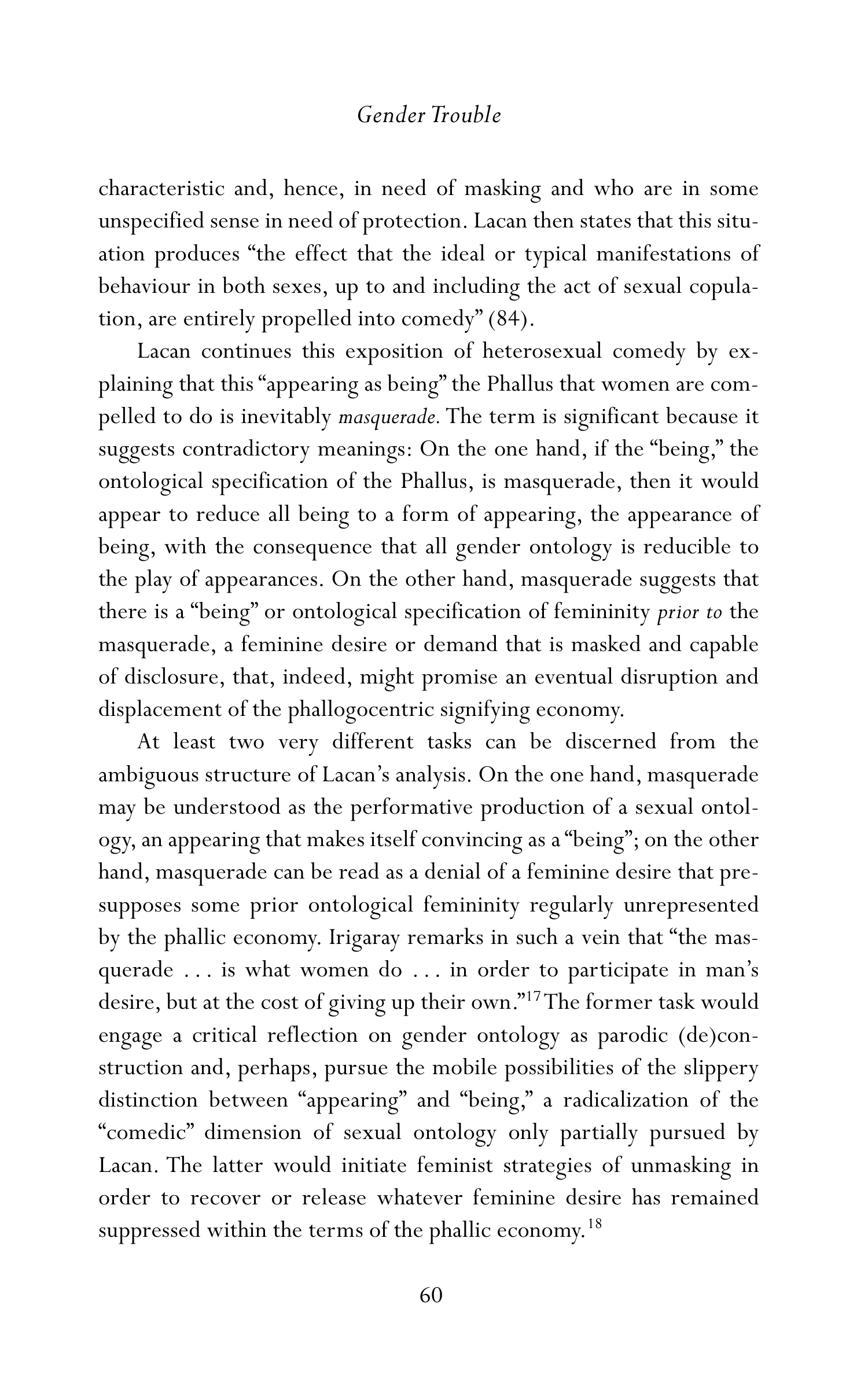 Judith Butler Gender Trouble Biography — page 95