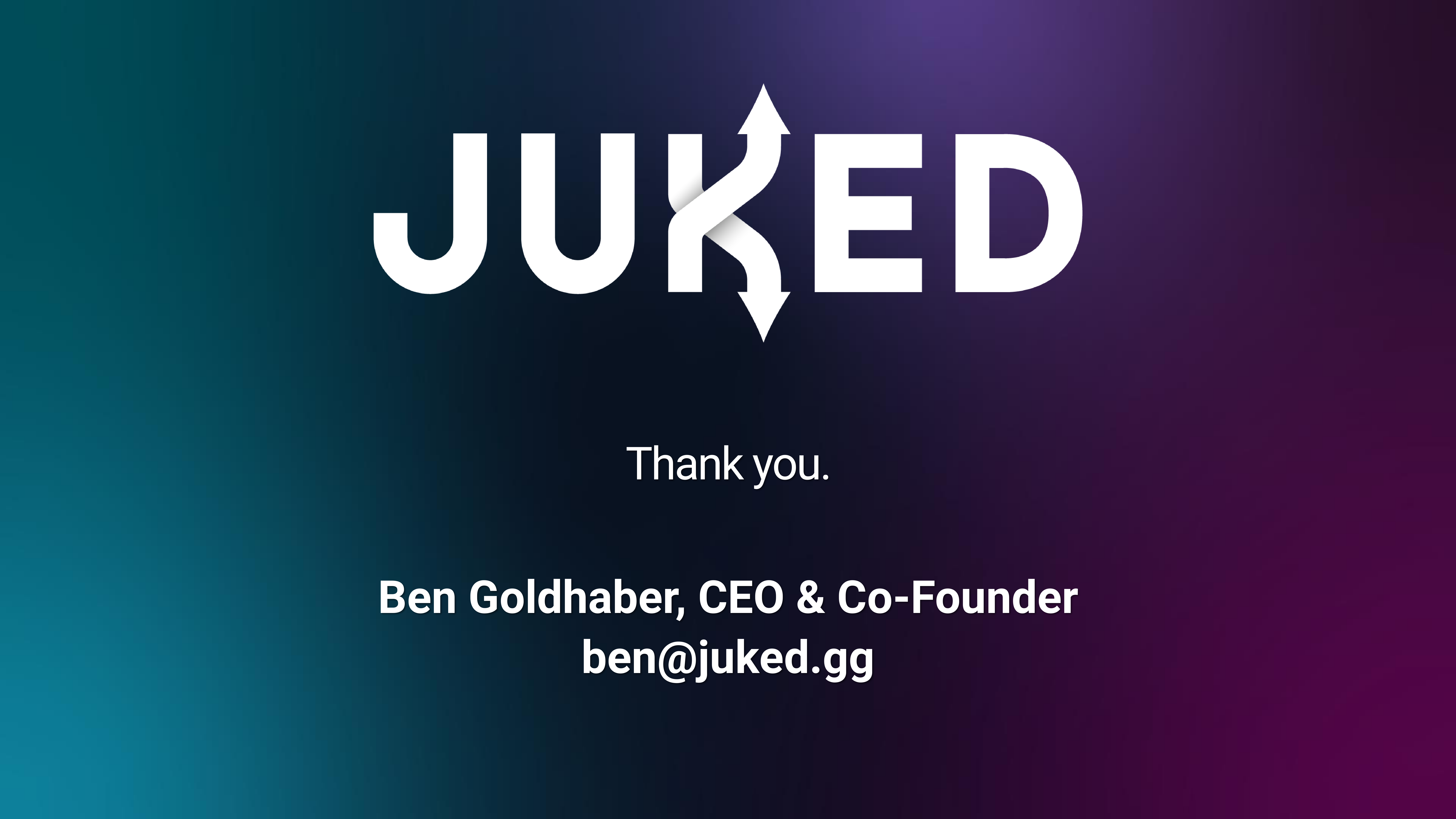 Juked Seed Pitch Deck — page 12