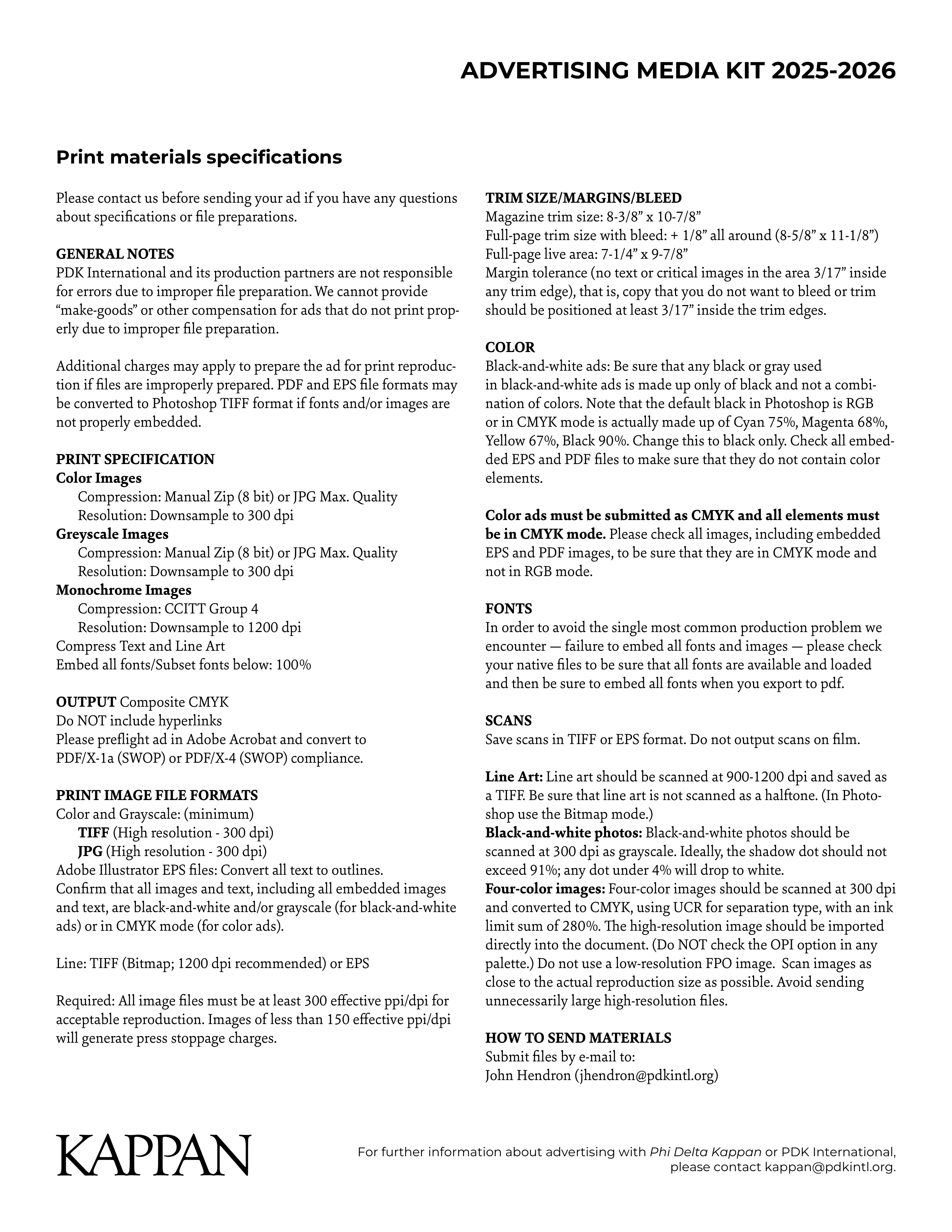 KAPPAN Media Kit — page 8