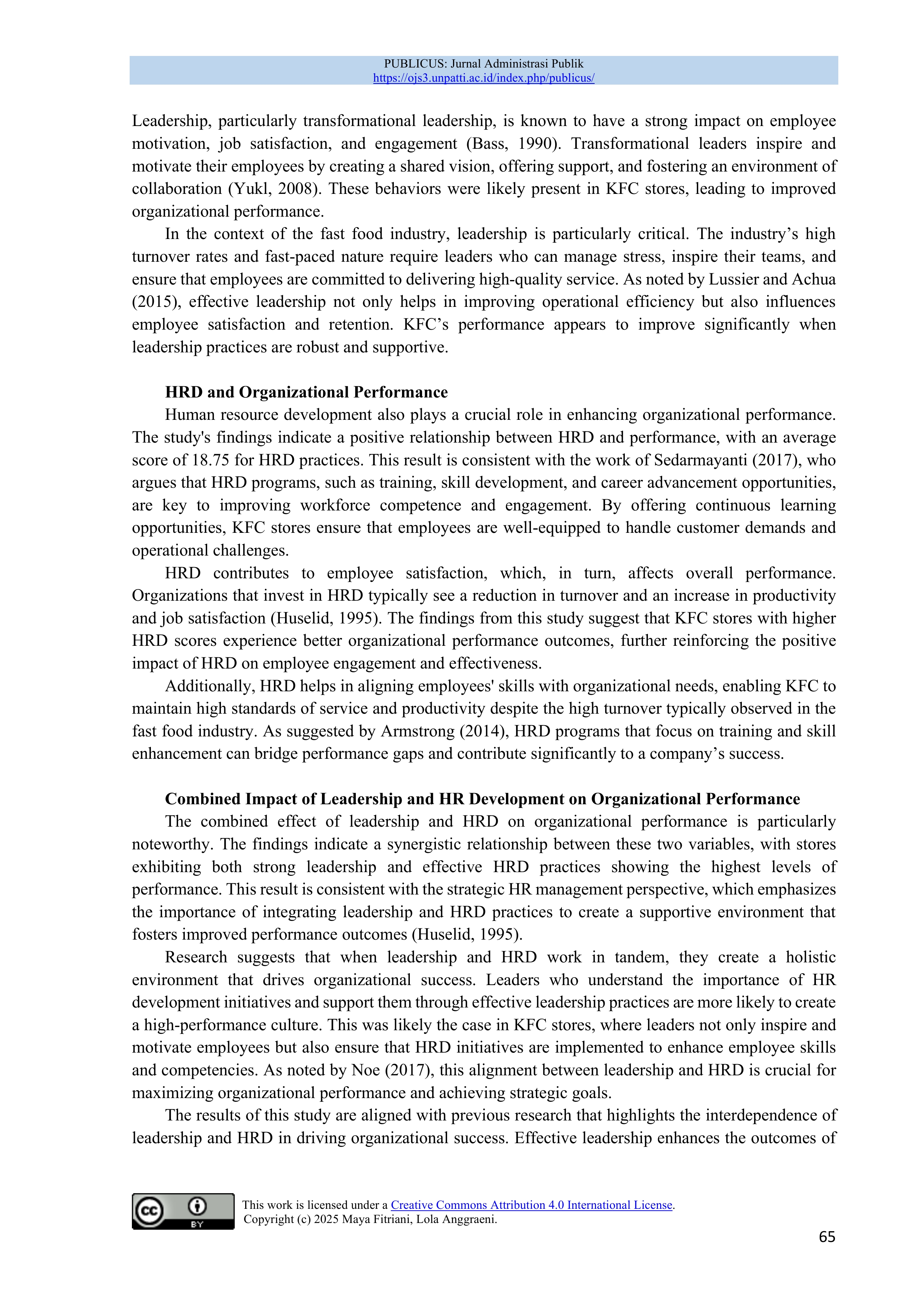 KFC Leadership skills — page 7