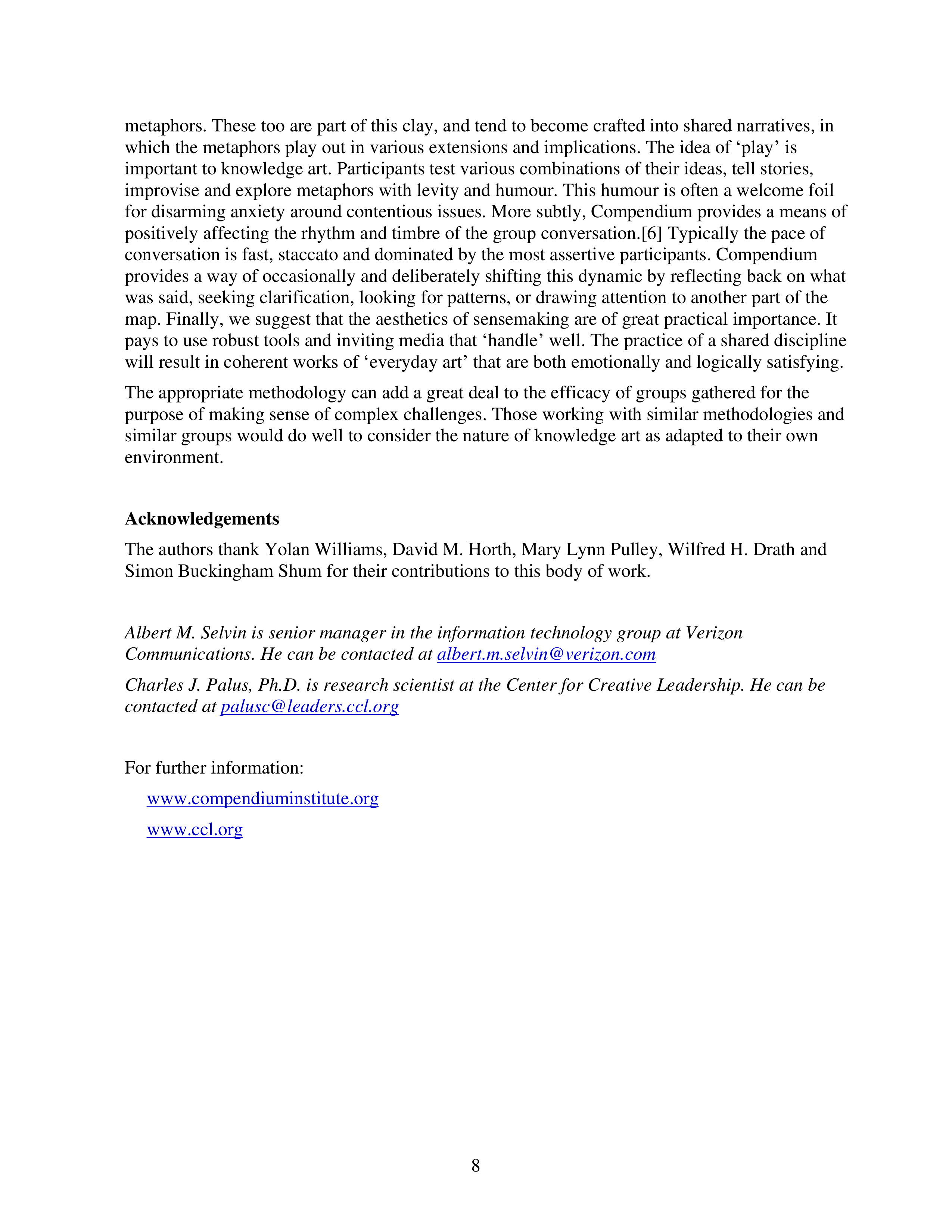 Verizon Leadership skills — page 8