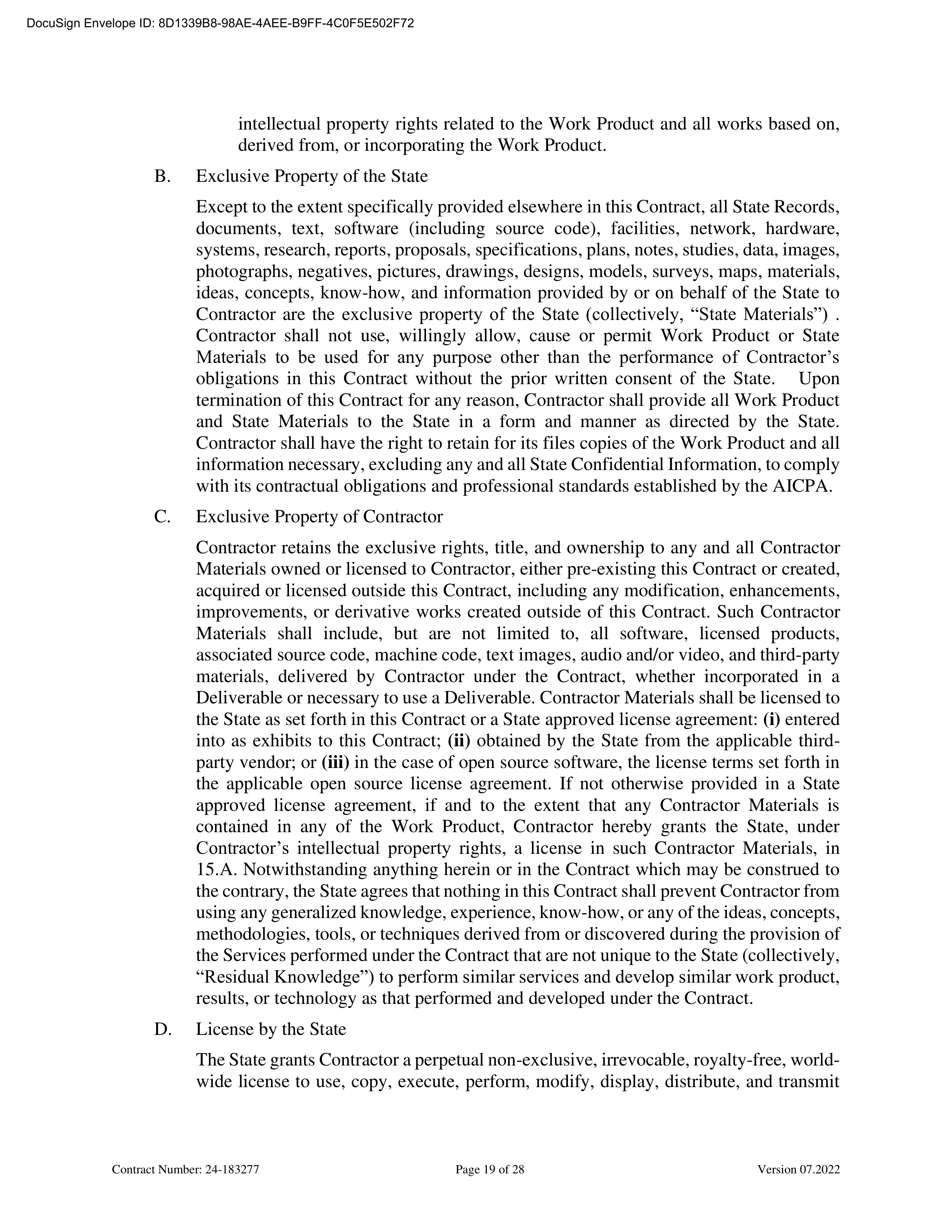 KPMG LLG Base Contract — page 21