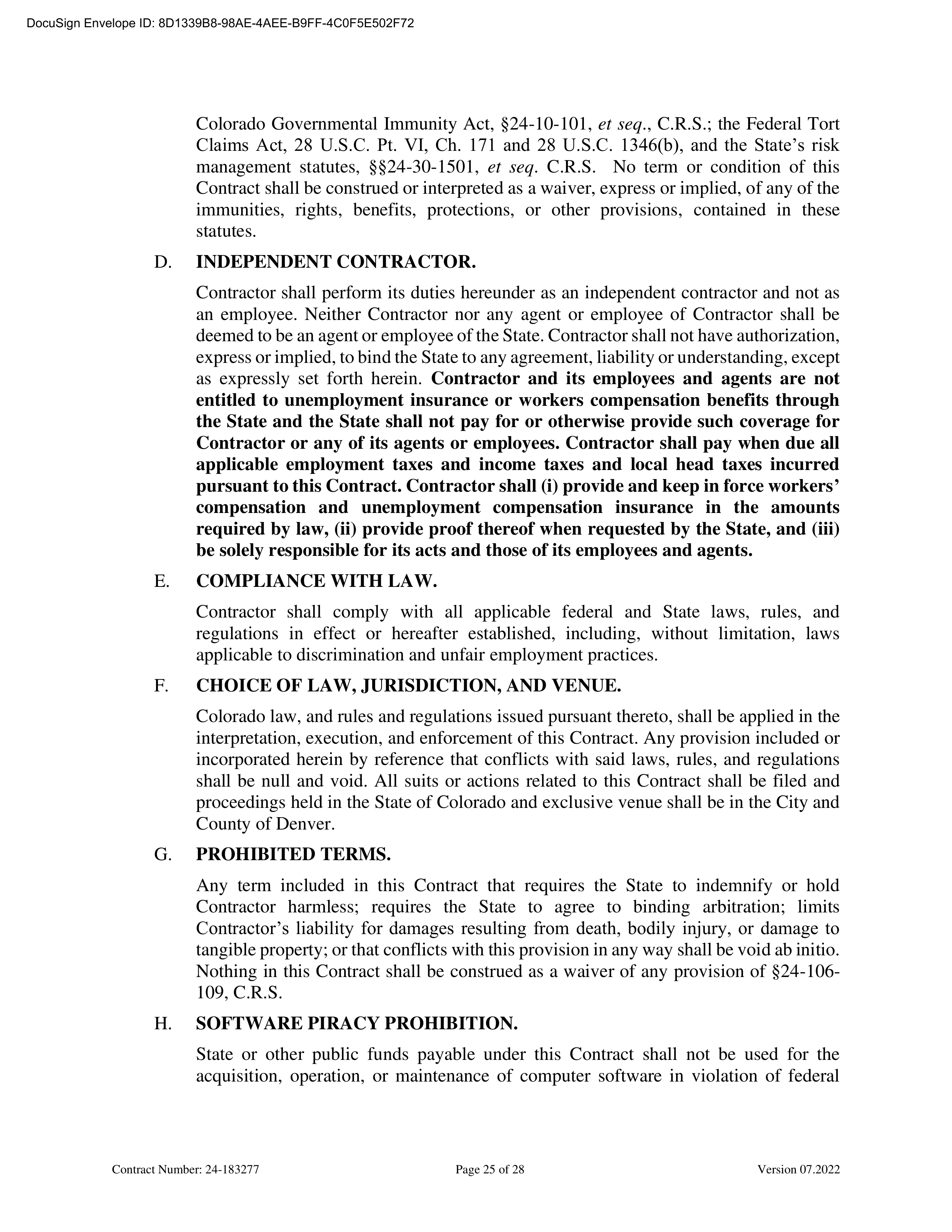 KPMG LLG Base Contract — page 27