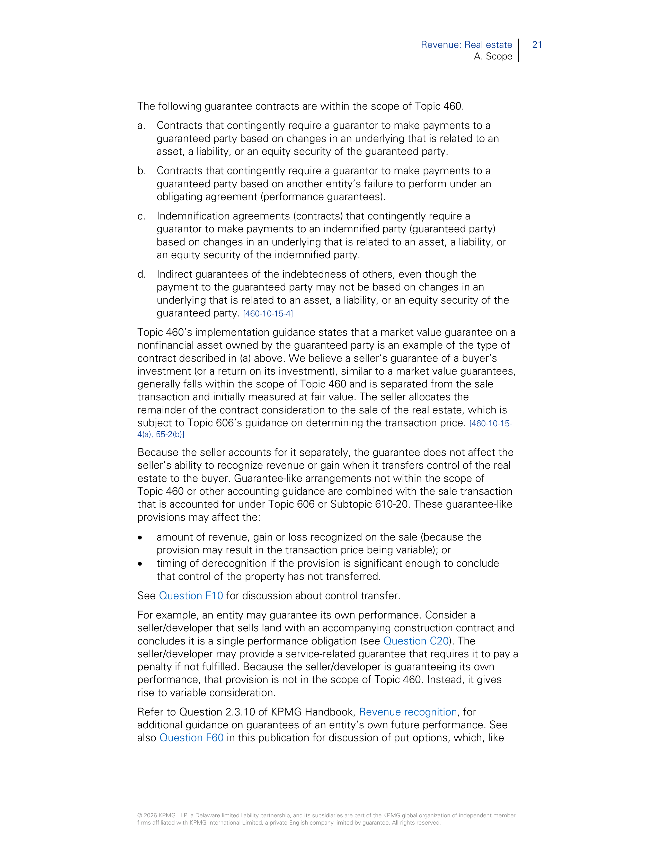 KPMG Real Estate Revenue Handbook — page 23