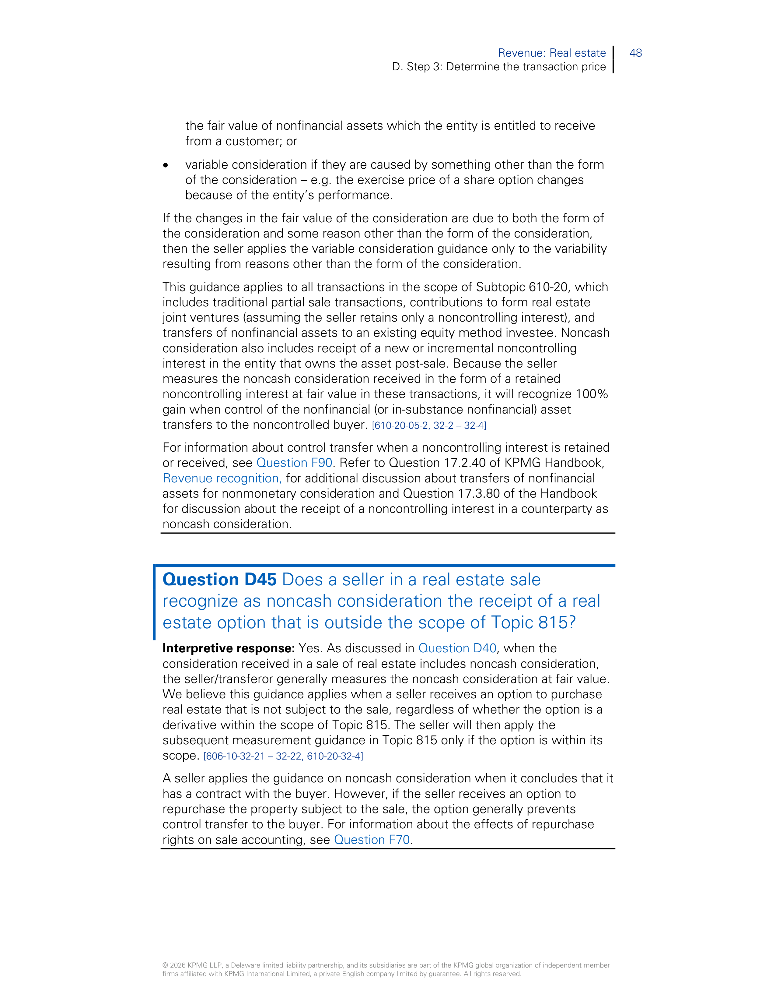 KPMG Real Estate Revenue Handbook — page 50