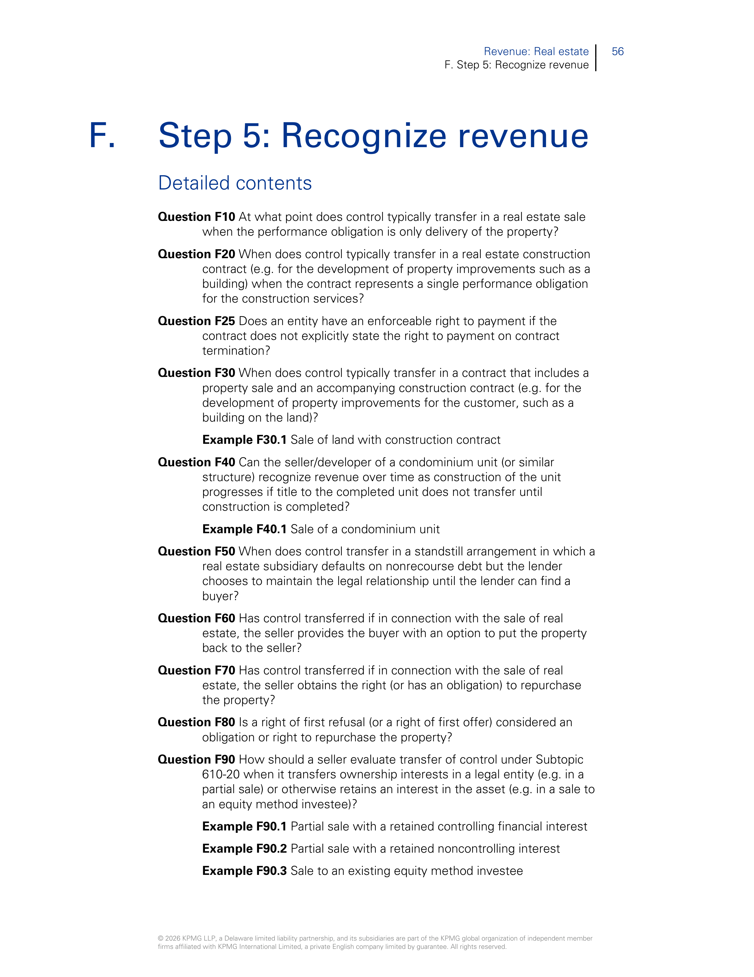 KPMG Real Estate Revenue Handbook — page 58