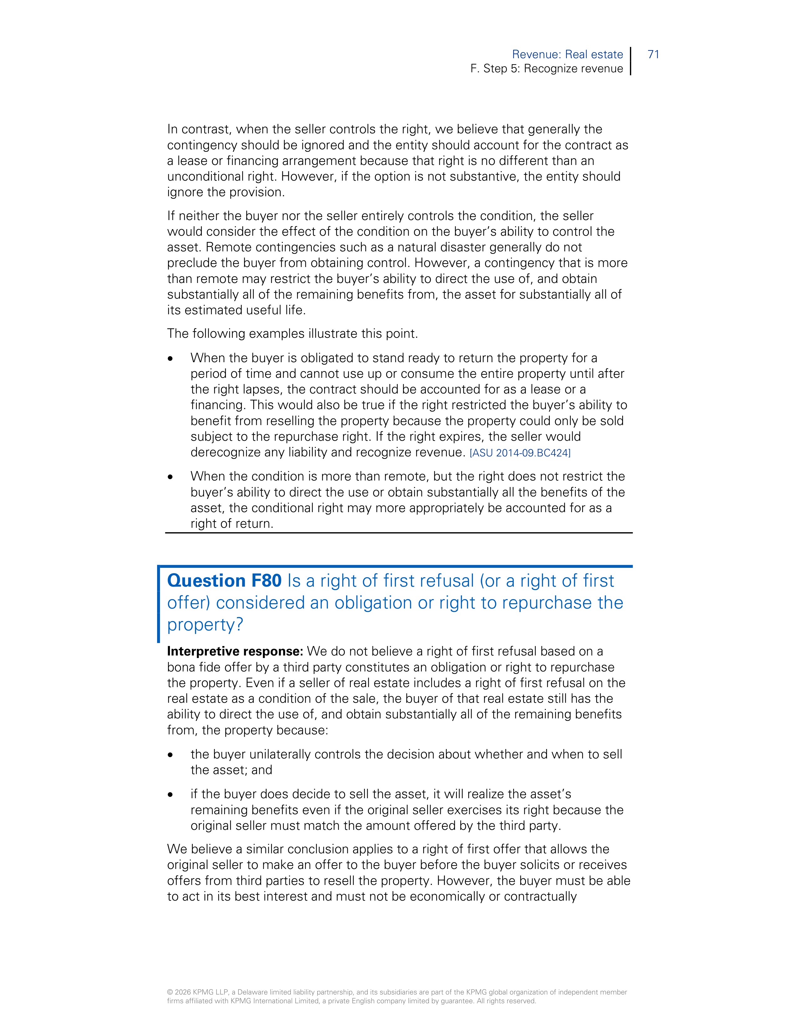 KPMG Real Estate Revenue Handbook — page 73