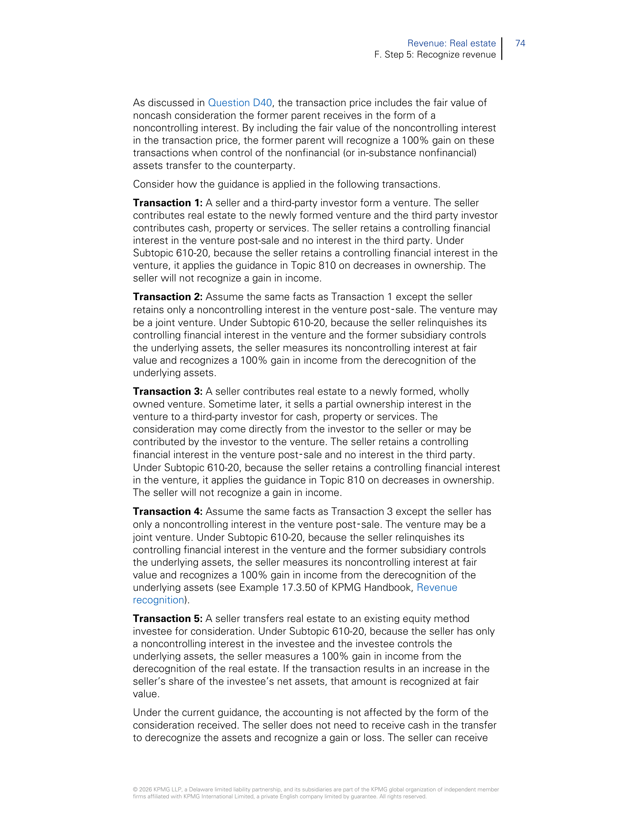 KPMG Real Estate Revenue Handbook — page 76