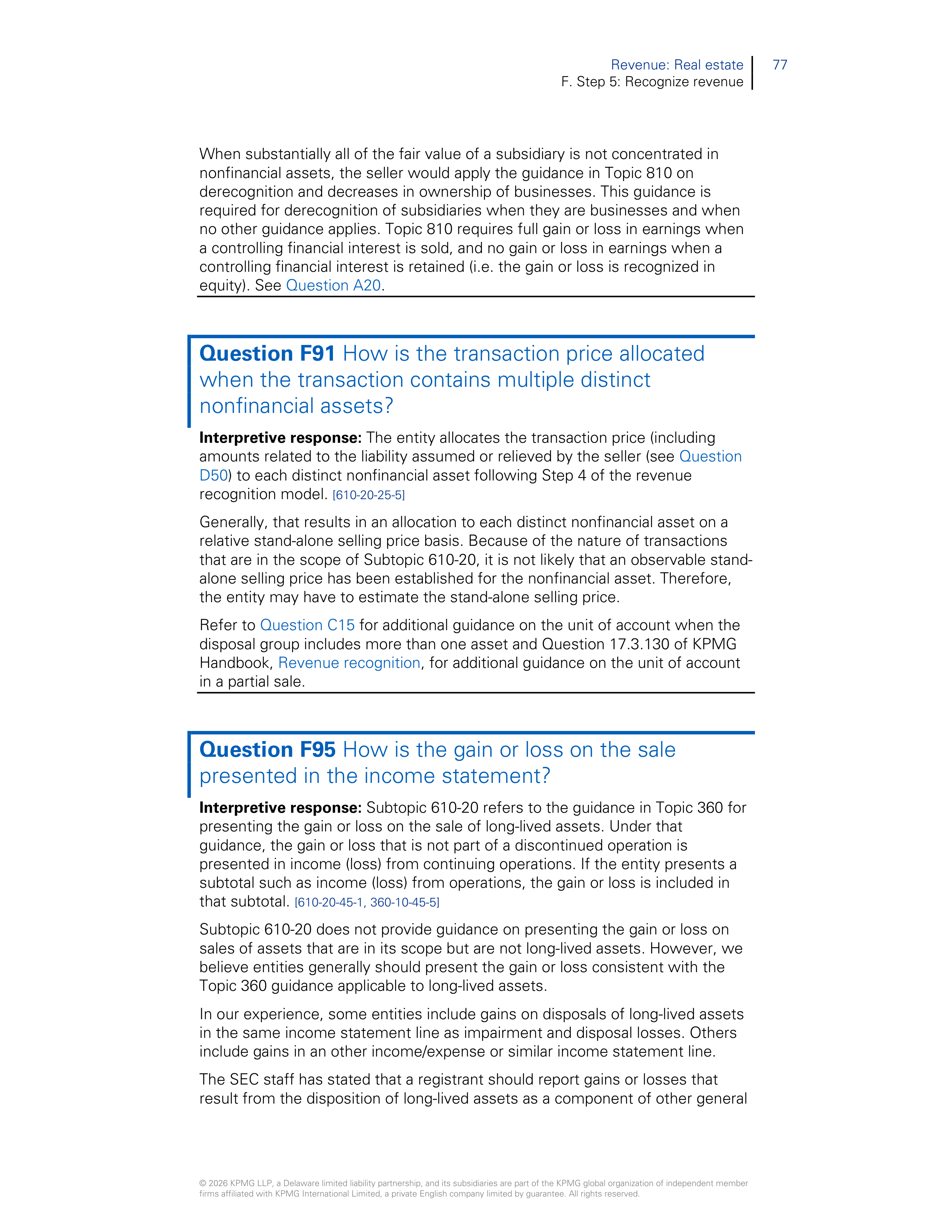 KPMG Real Estate Revenue Handbook — page 79