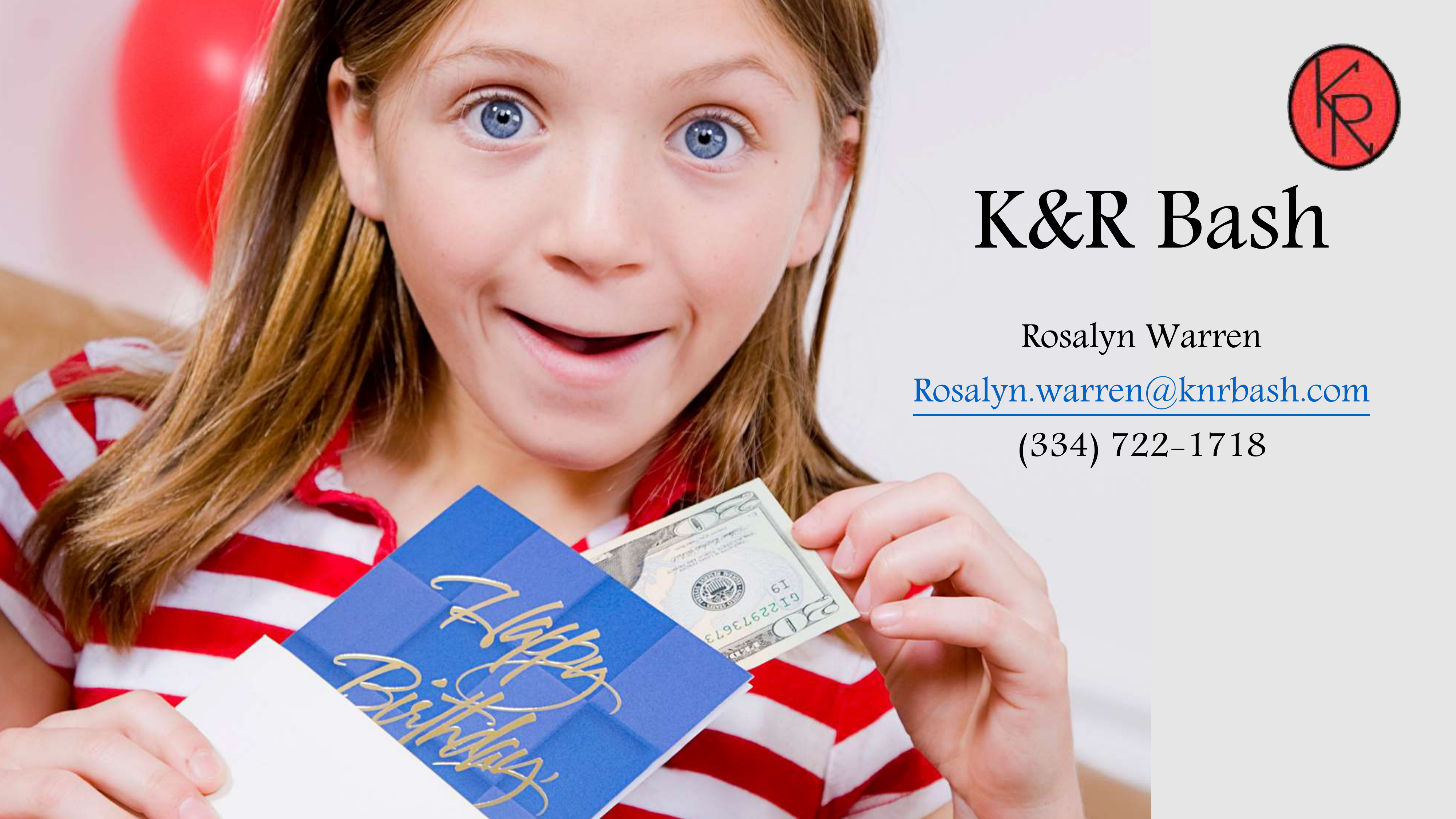 K&R Bash Pitch Deck  — page 1