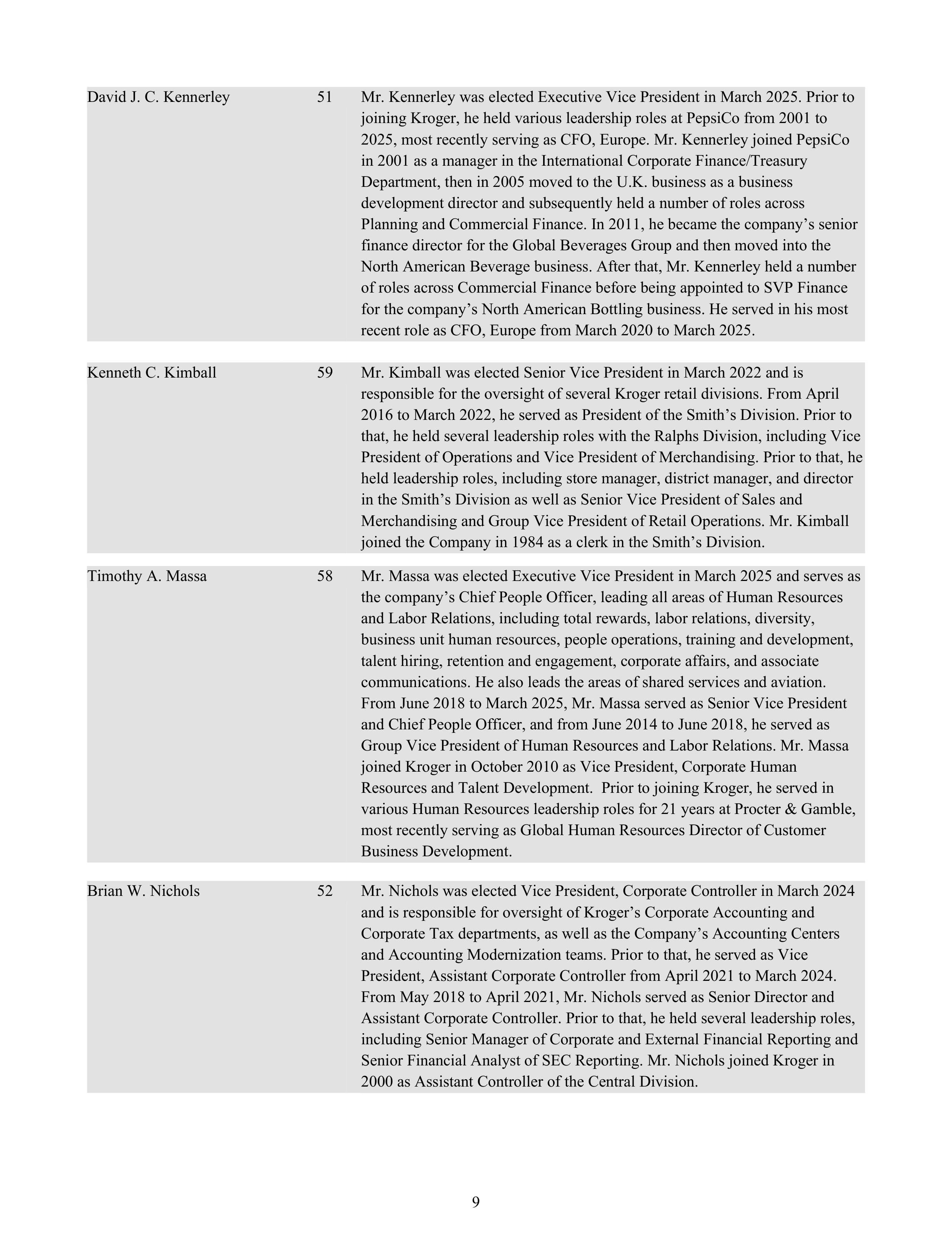 Kroger Annual Report — page 103