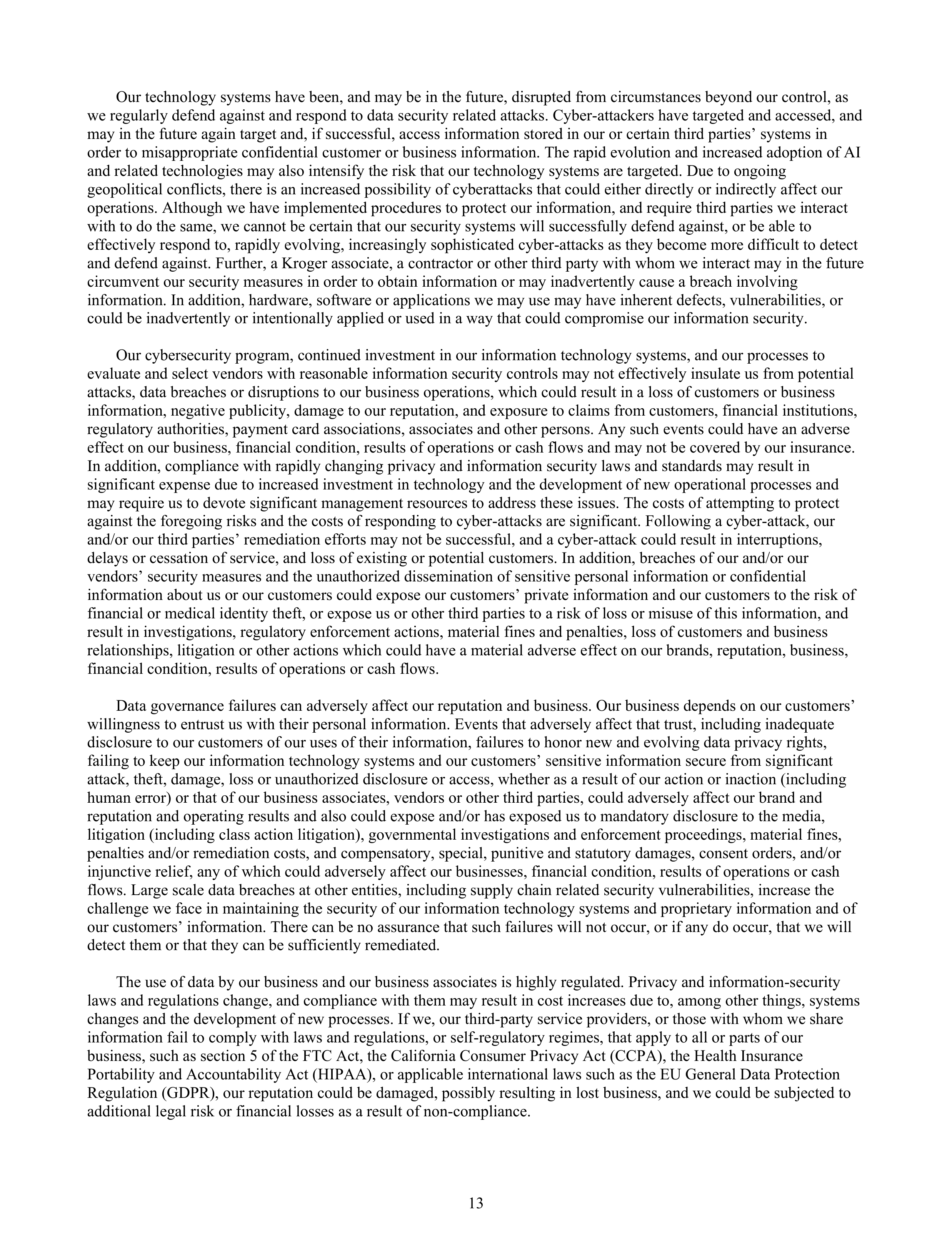 Kroger Annual Report — page 107
