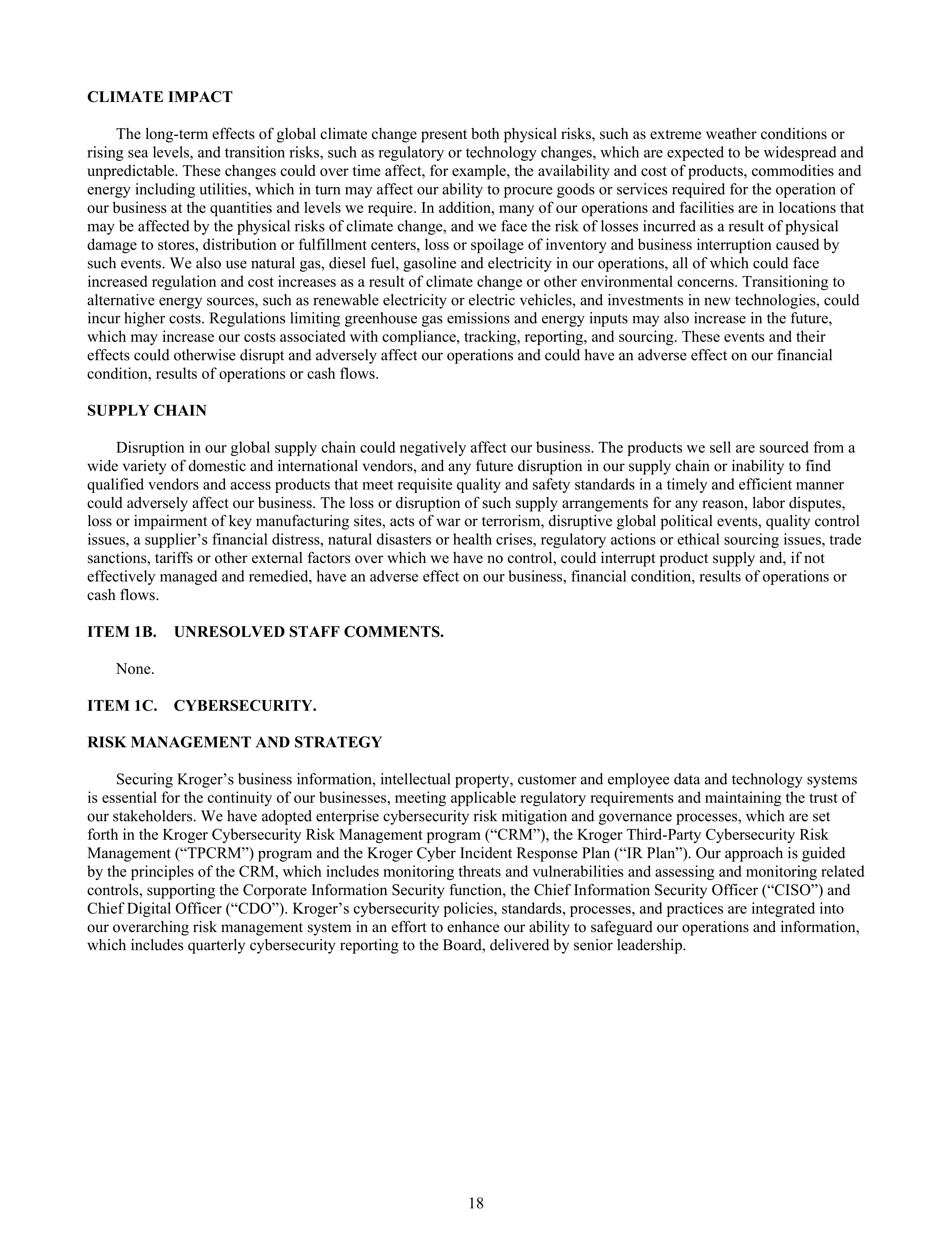 Kroger Annual Report — page 112