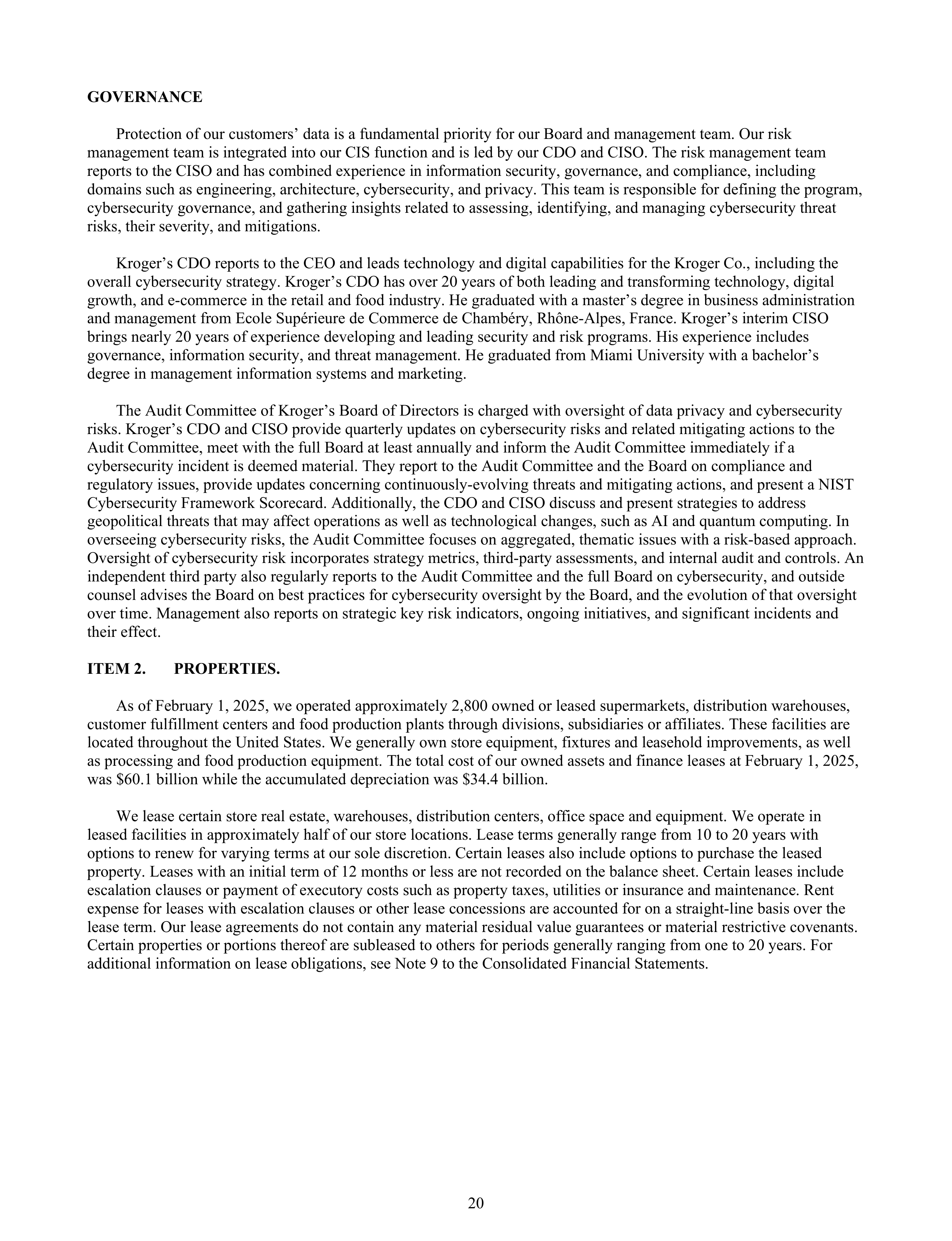 Kroger Annual Report — page 114