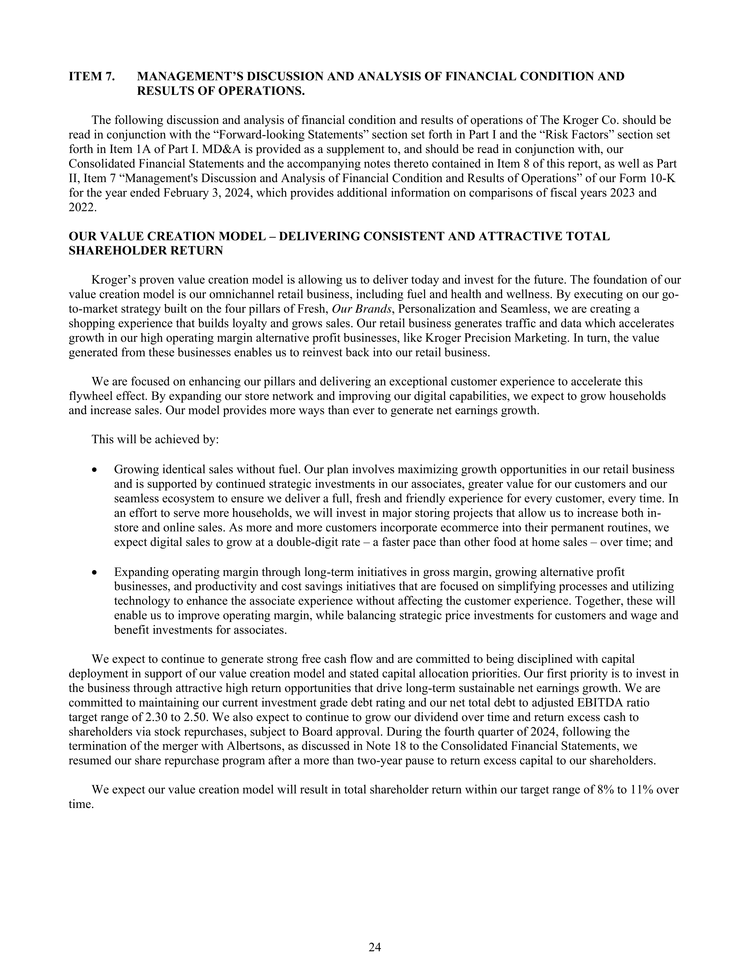 Kroger Annual Report — page 118