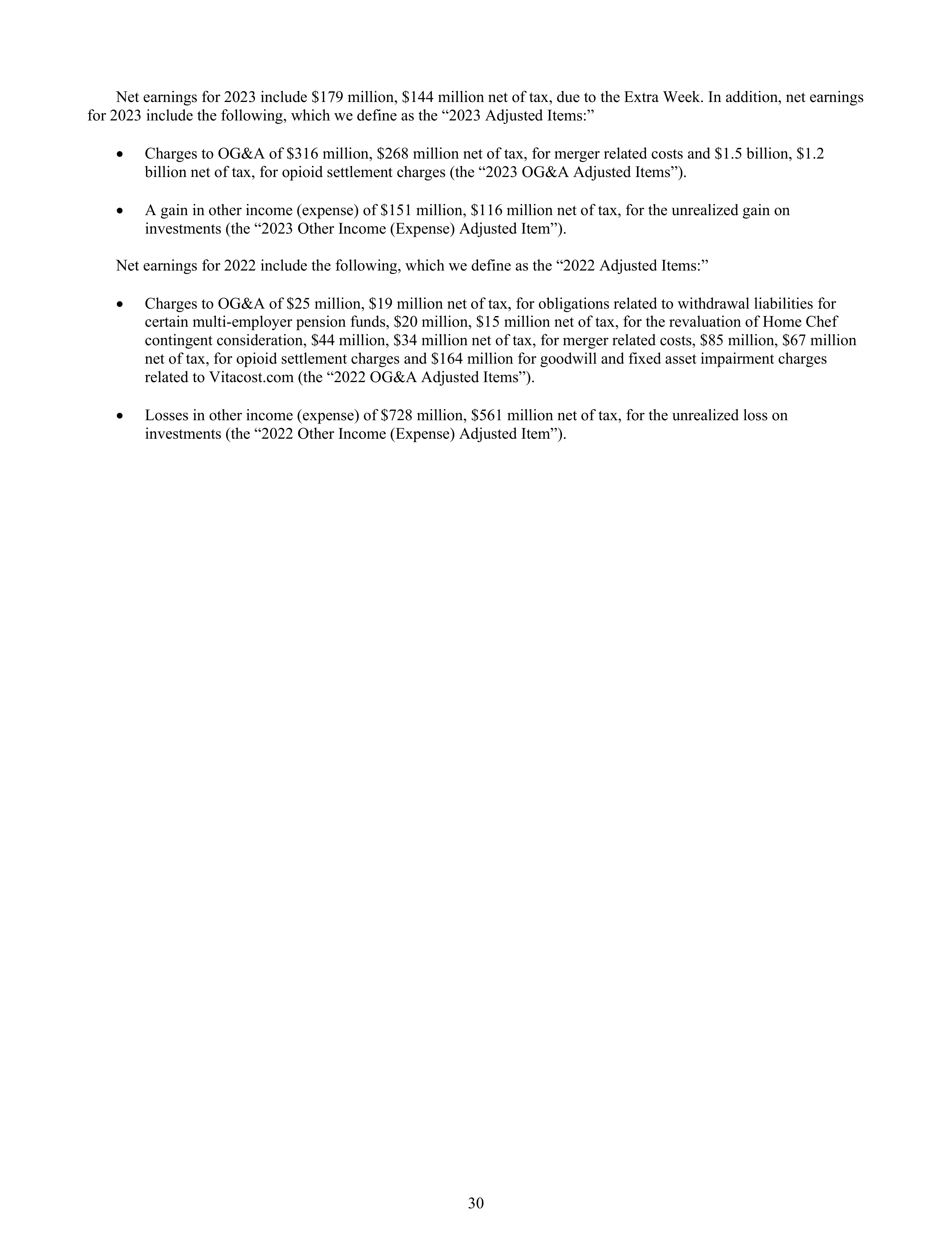 Kroger Annual Report — page 124