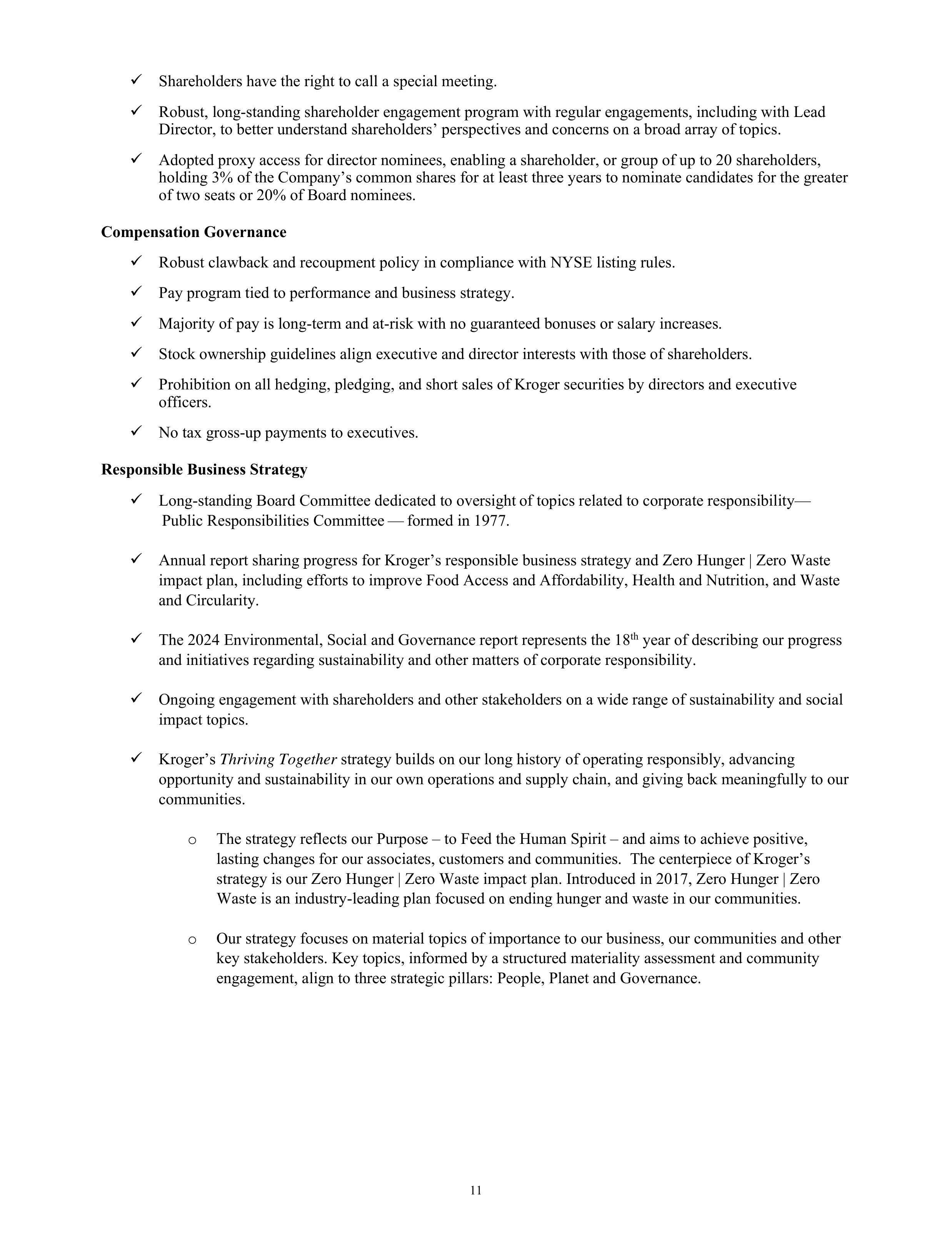 Kroger Annual Report — page 13
