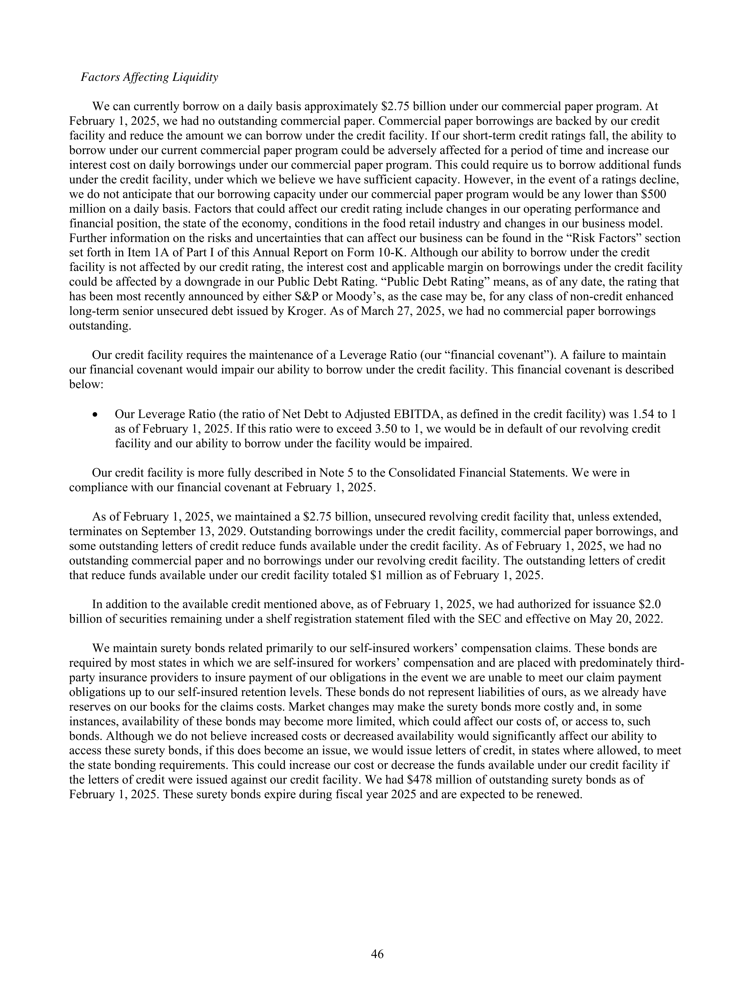 Kroger Annual Report — page 140