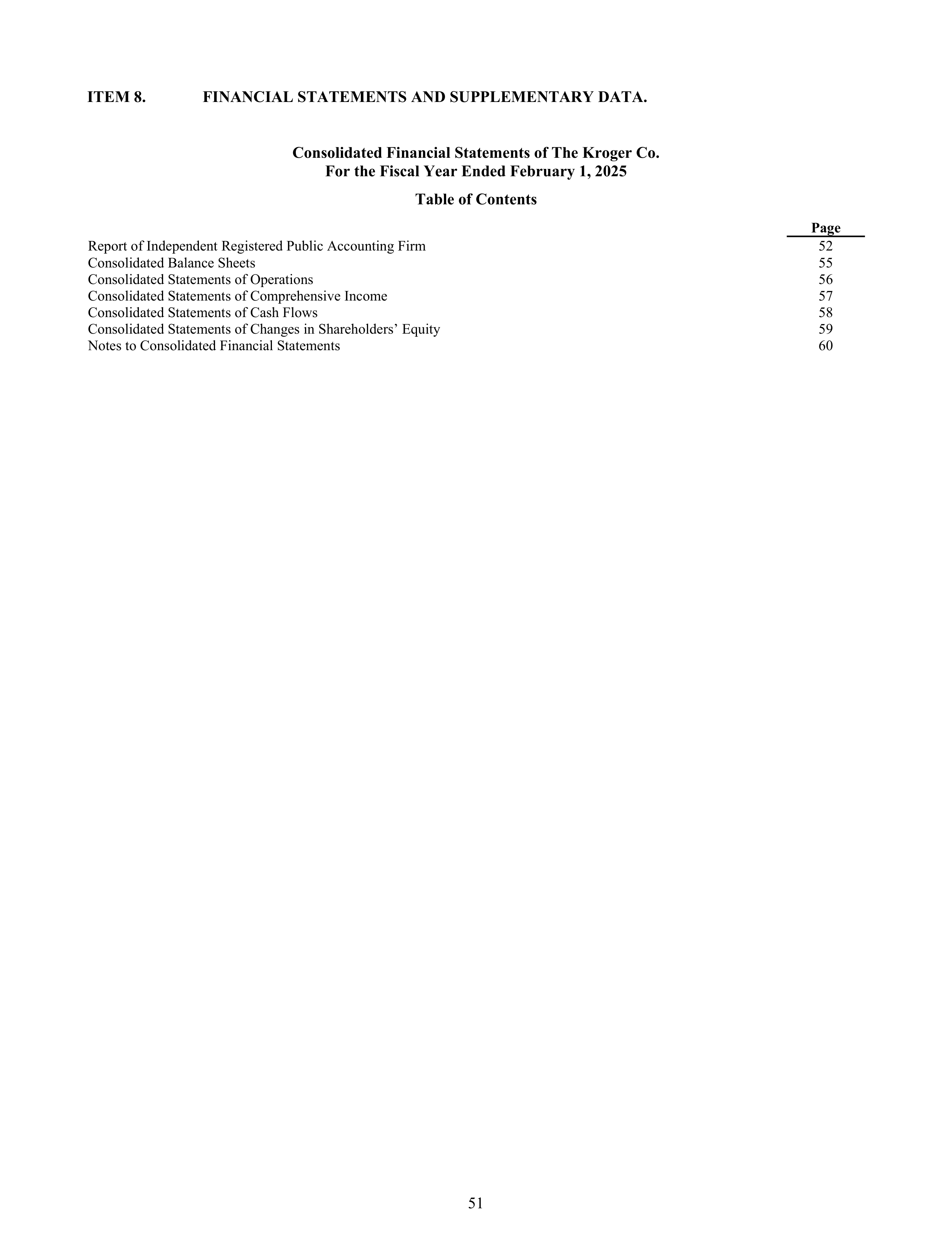 Kroger Annual Report — page 145