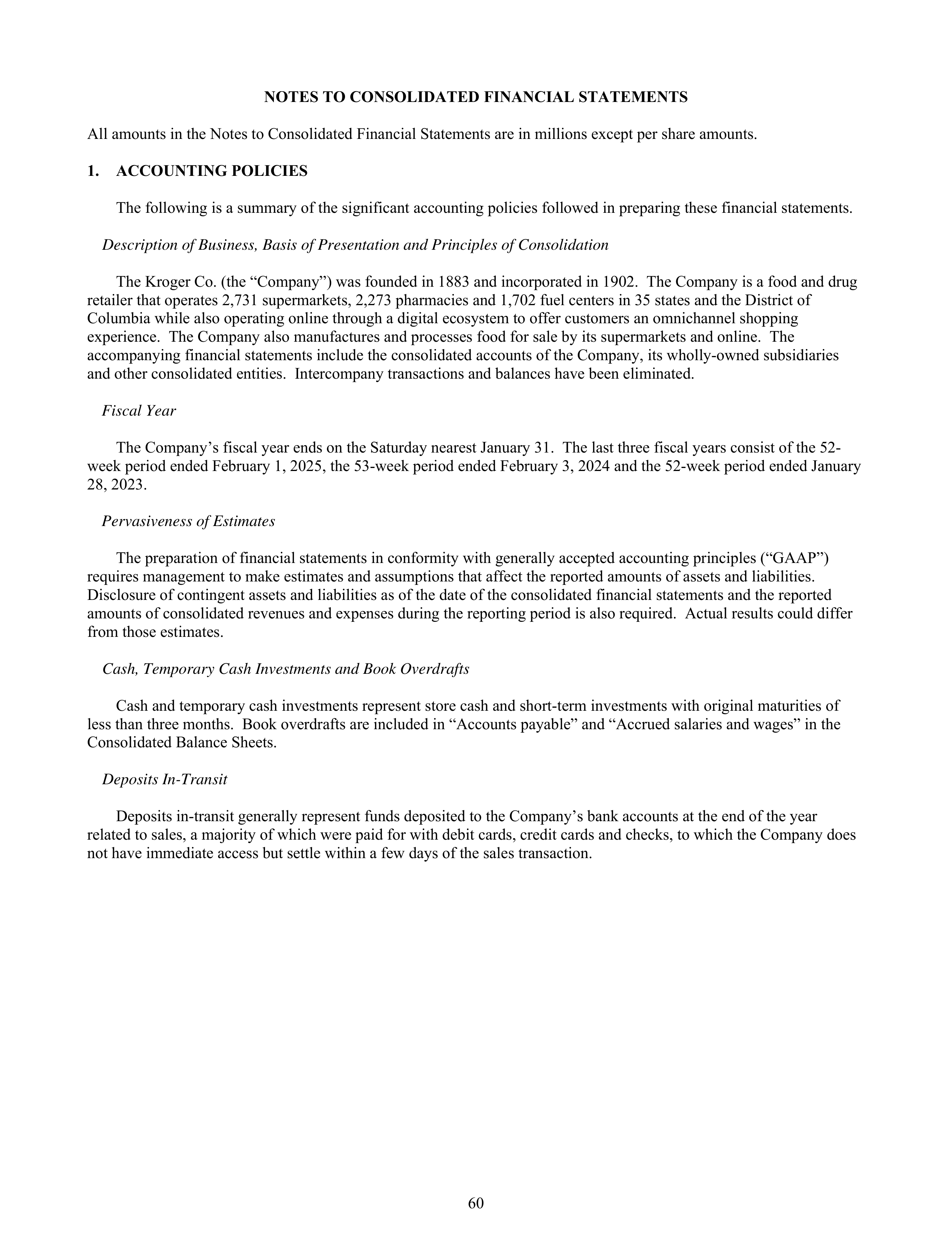 Kroger Annual Report — page 154