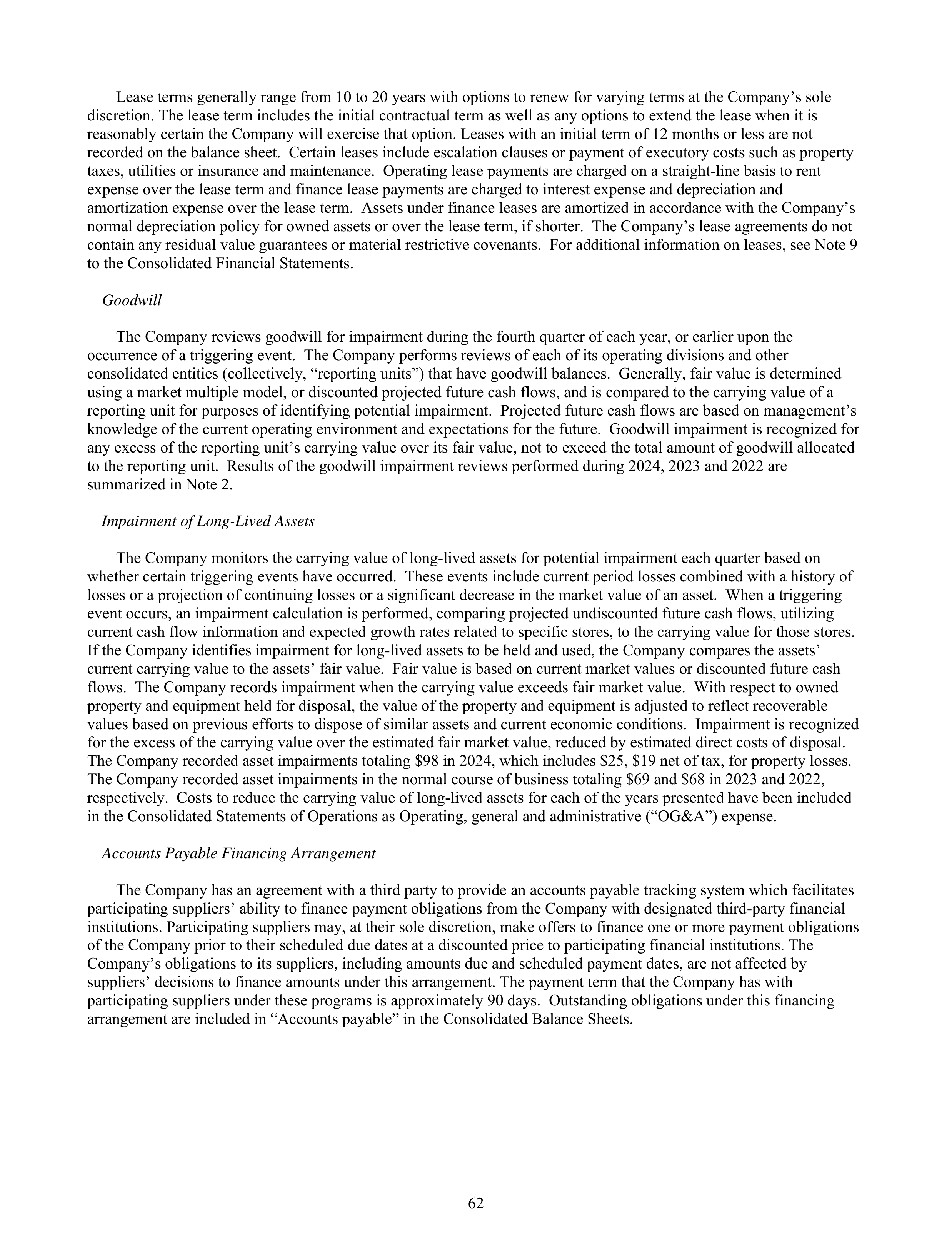 Kroger Annual Report — page 156