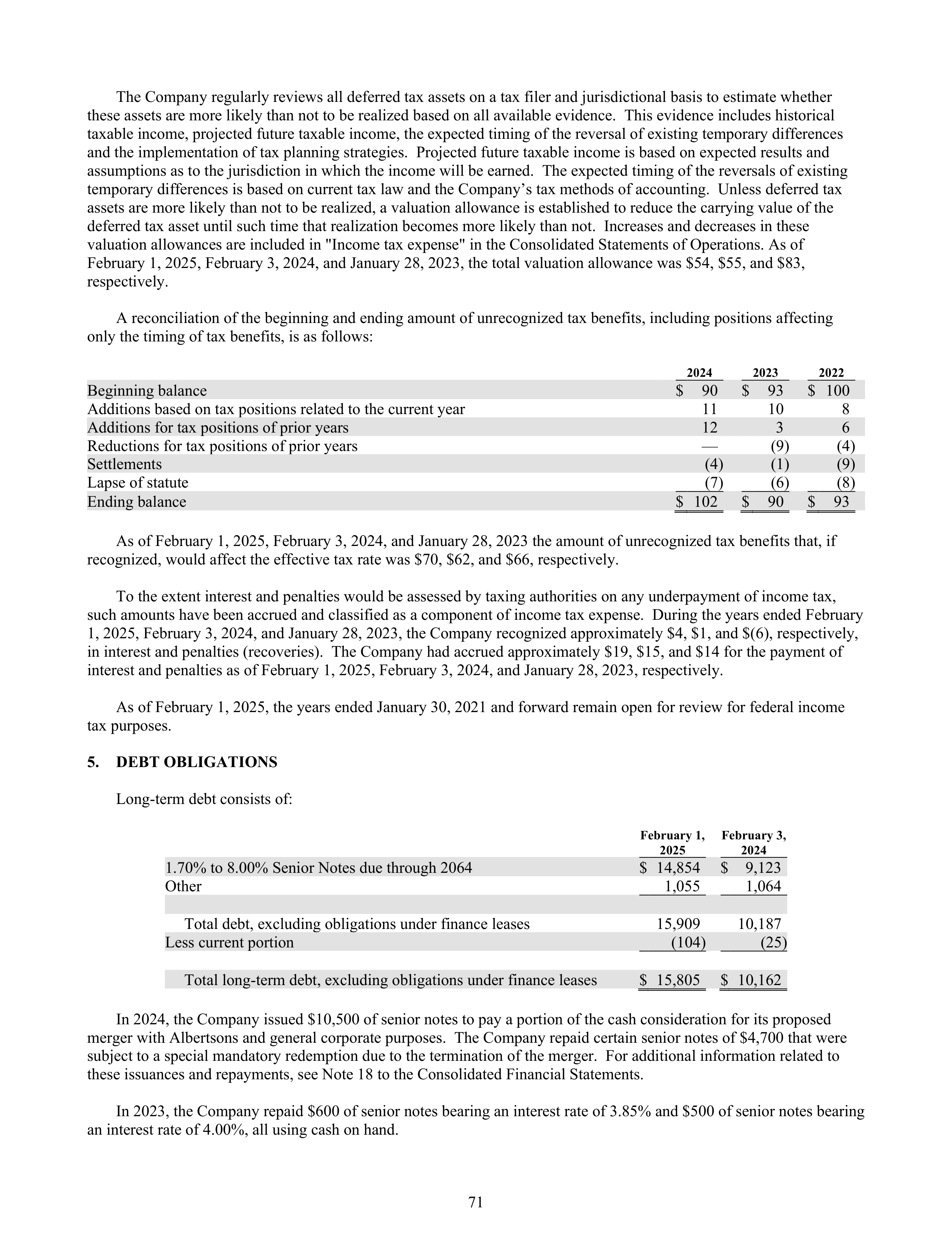 Kroger Annual Report — page 165