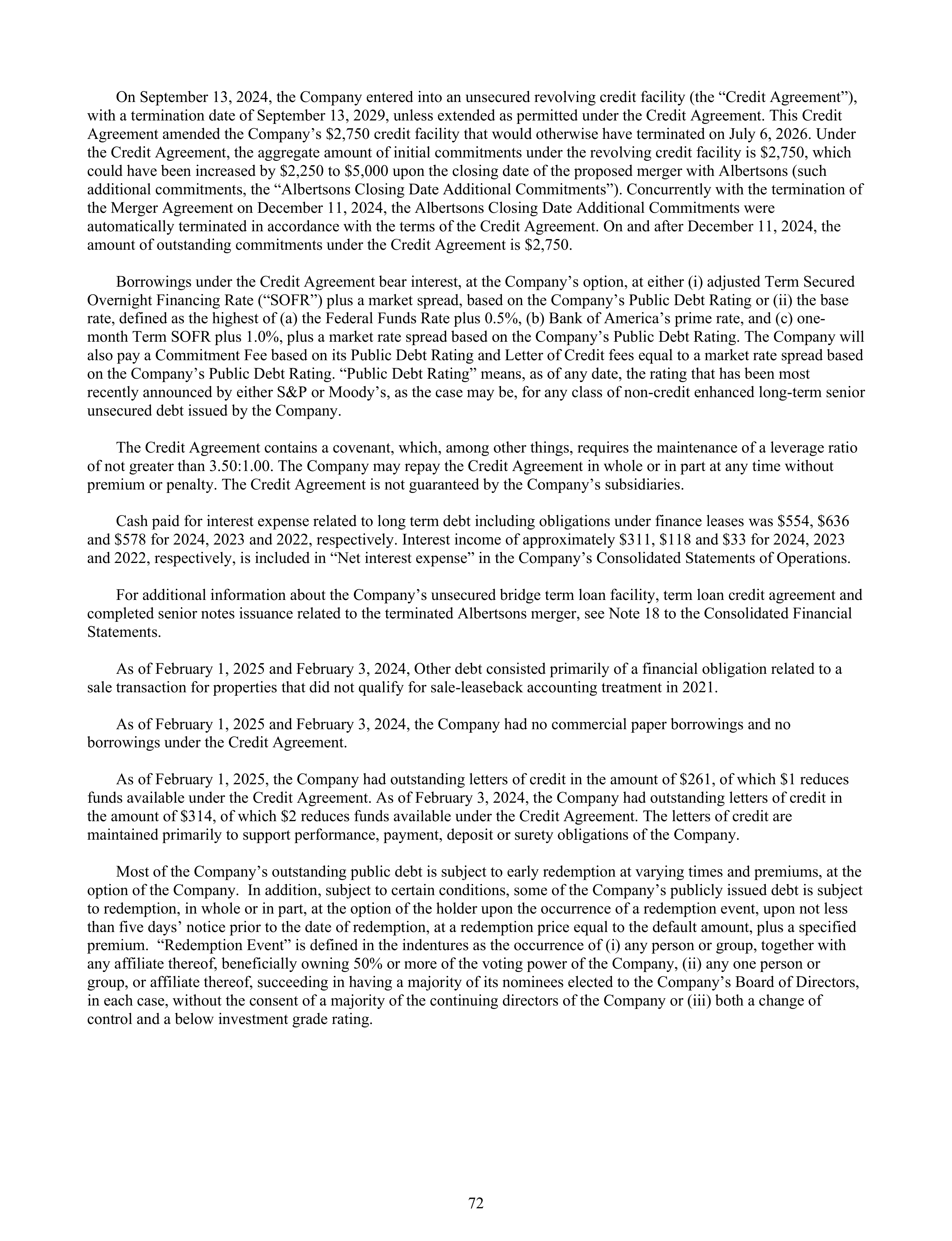 Kroger Annual Report — page 166