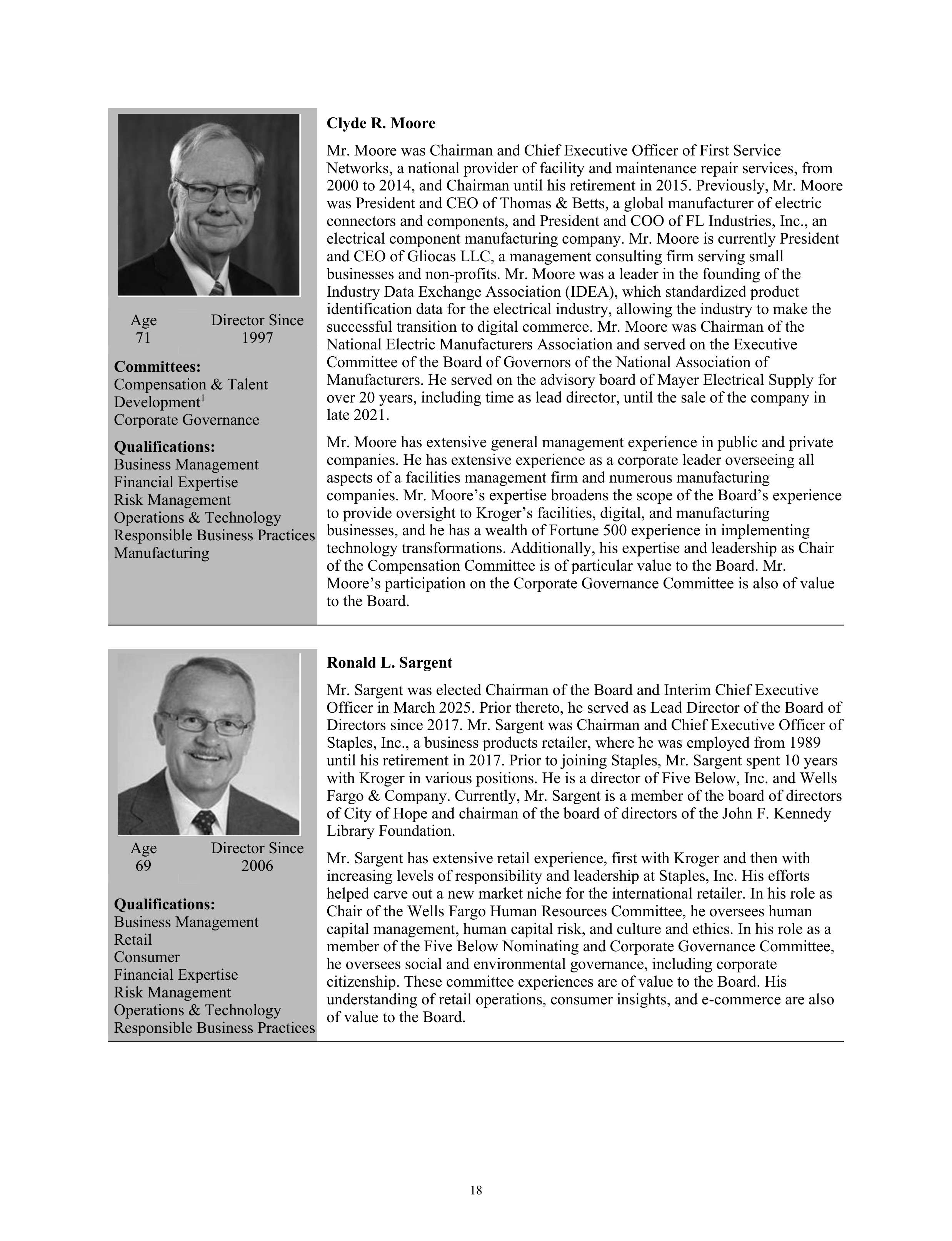 Kroger Annual Report — page 20