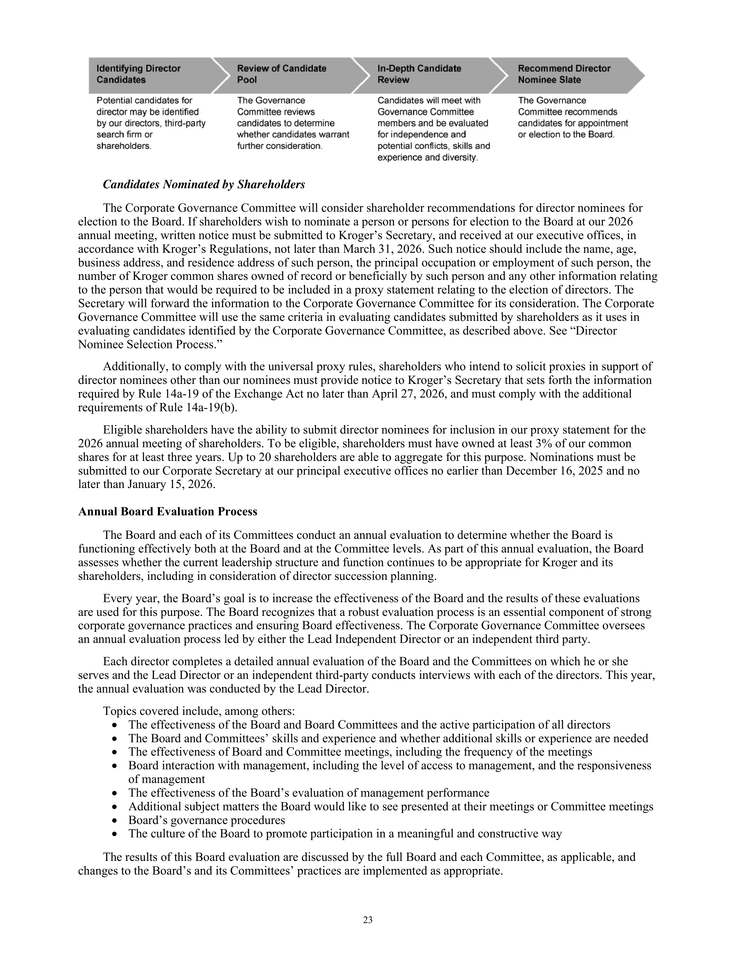 Kroger Annual Report — page 25