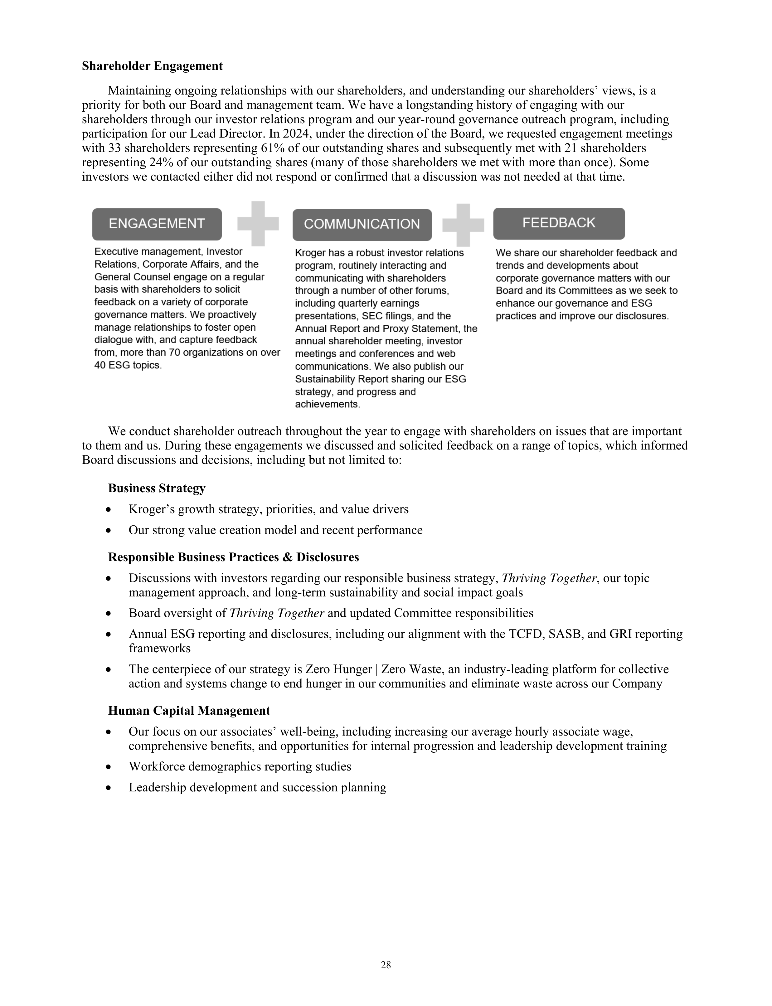 Kroger Annual Report — page 30