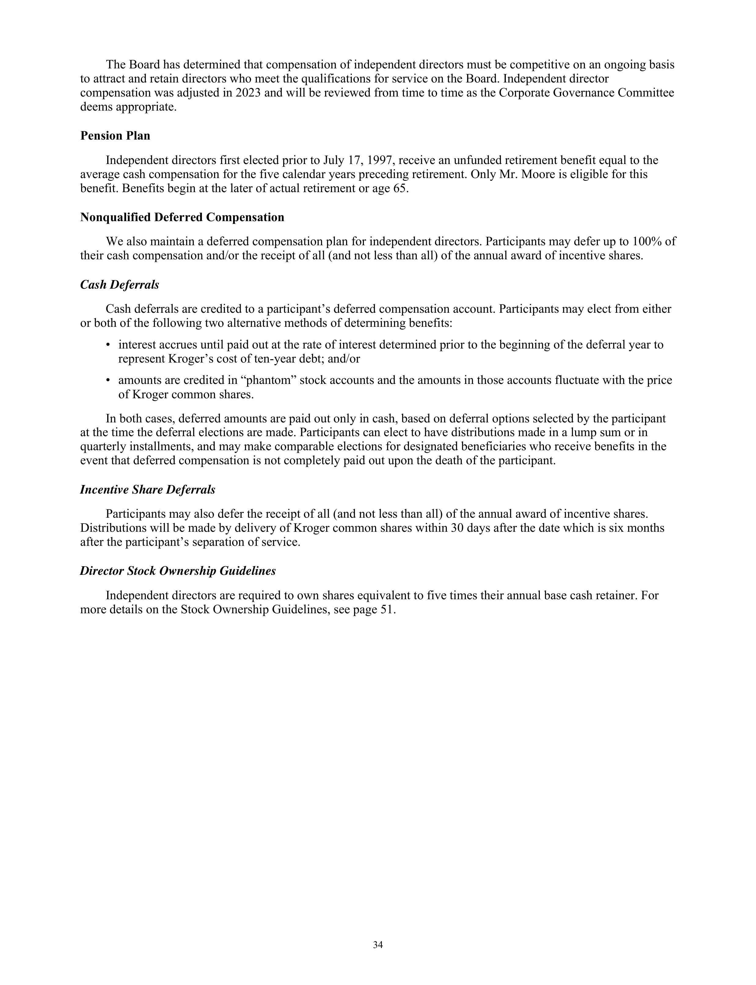 Kroger Annual Report — page 36
