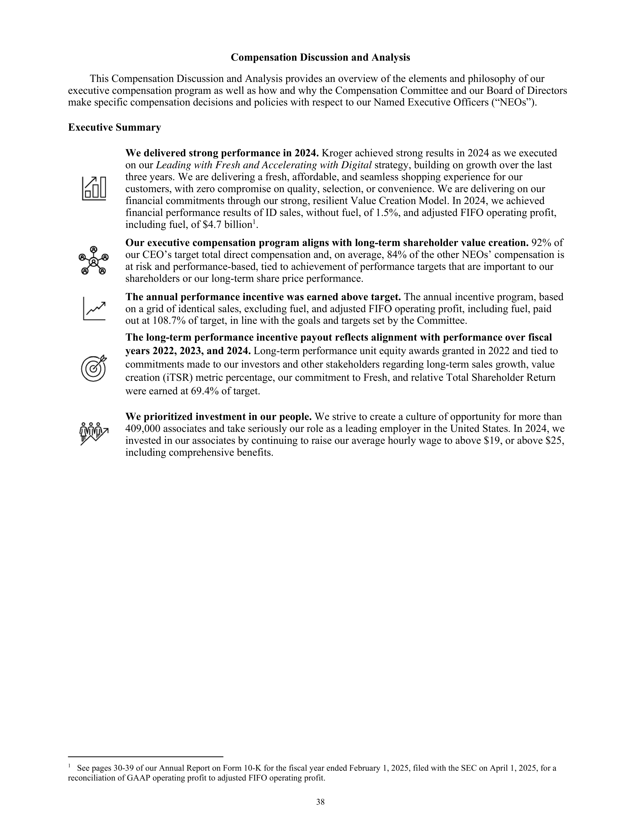 Kroger Annual Report — page 40