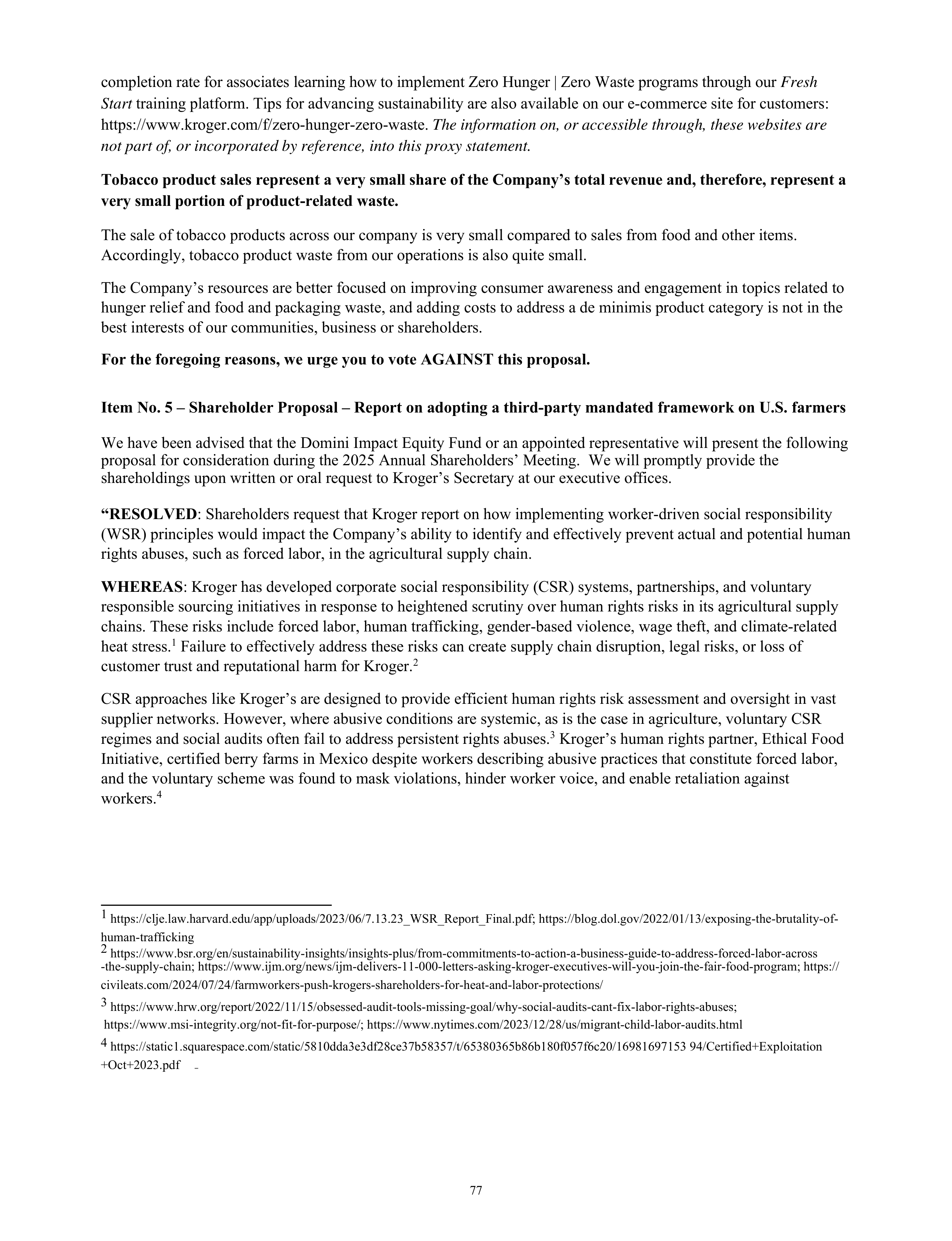 Kroger Annual Report — page 79