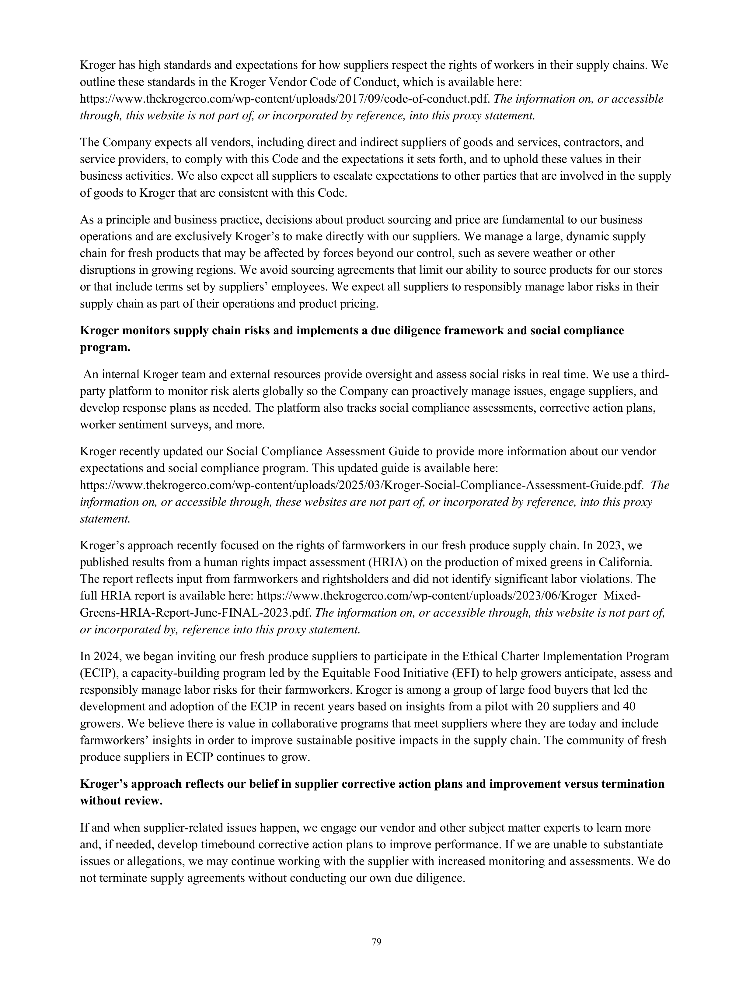 Kroger Annual Report — page 81